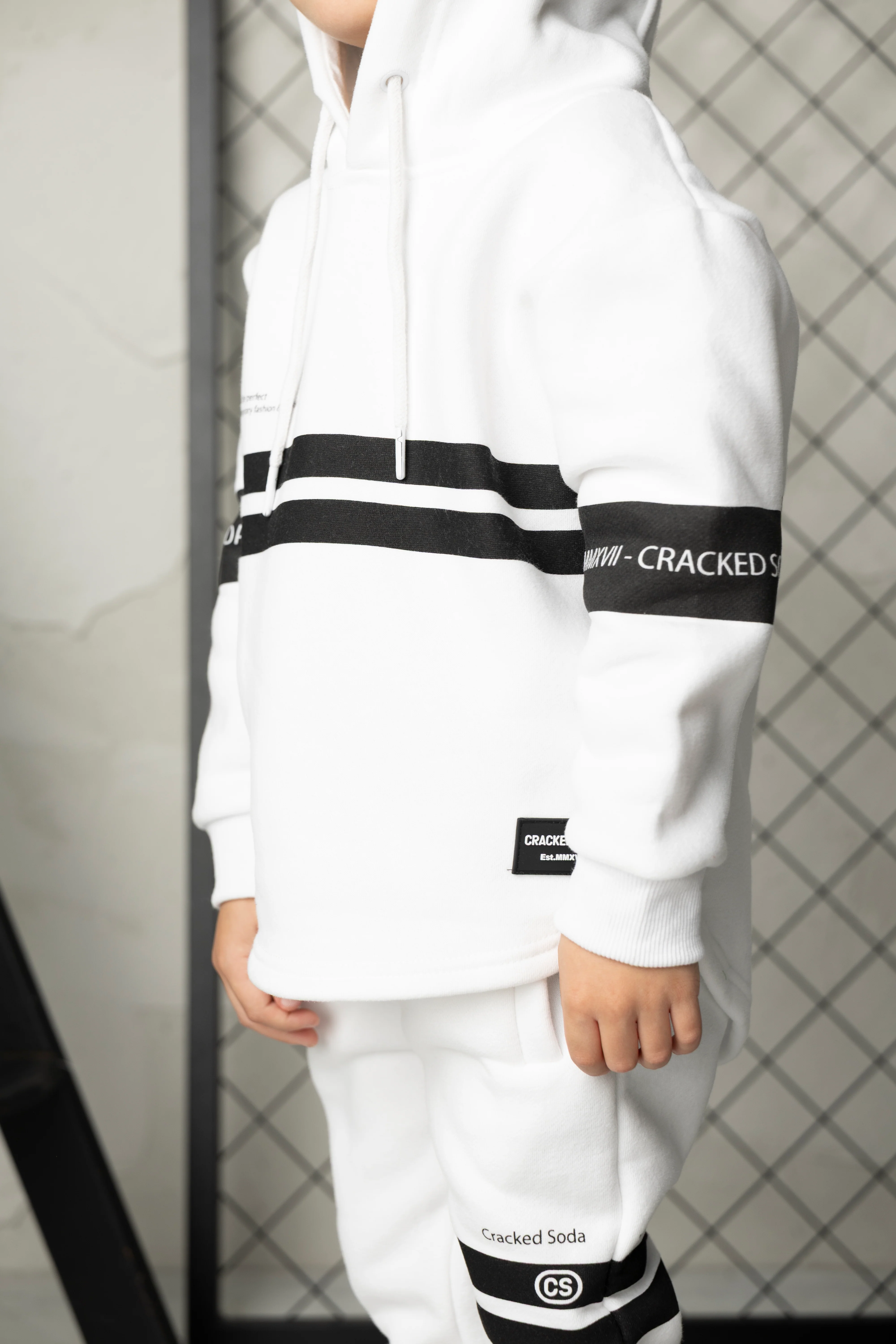Jack Detailed Hoodie - White - Image 3