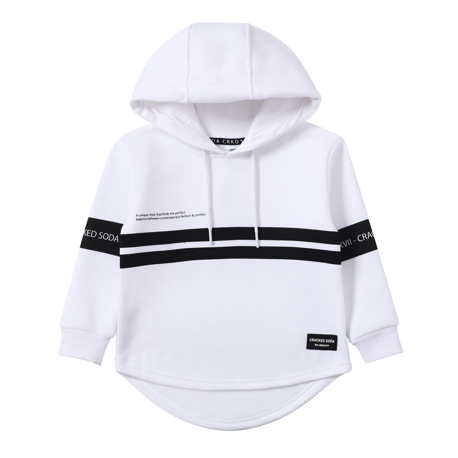 Jack Detailed Hoodie - White - Image 5