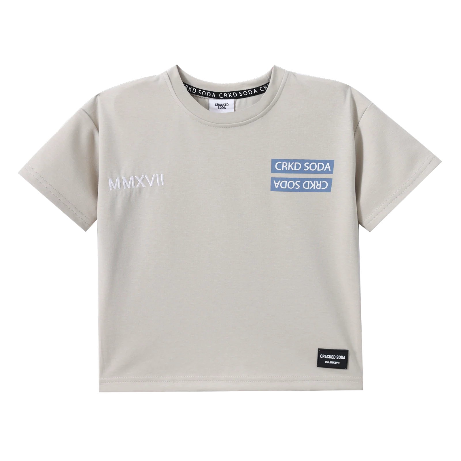 Jameson CRKD Printed Tee - Grey - Image 3