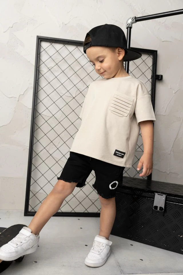 Jameson Detailed Pocket Tee - Grey - Image 4