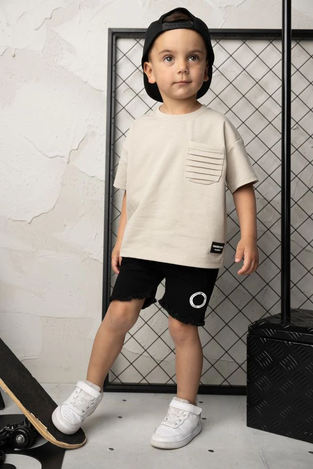 Jameson Detailed Pocket Tee - Grey - Image 5