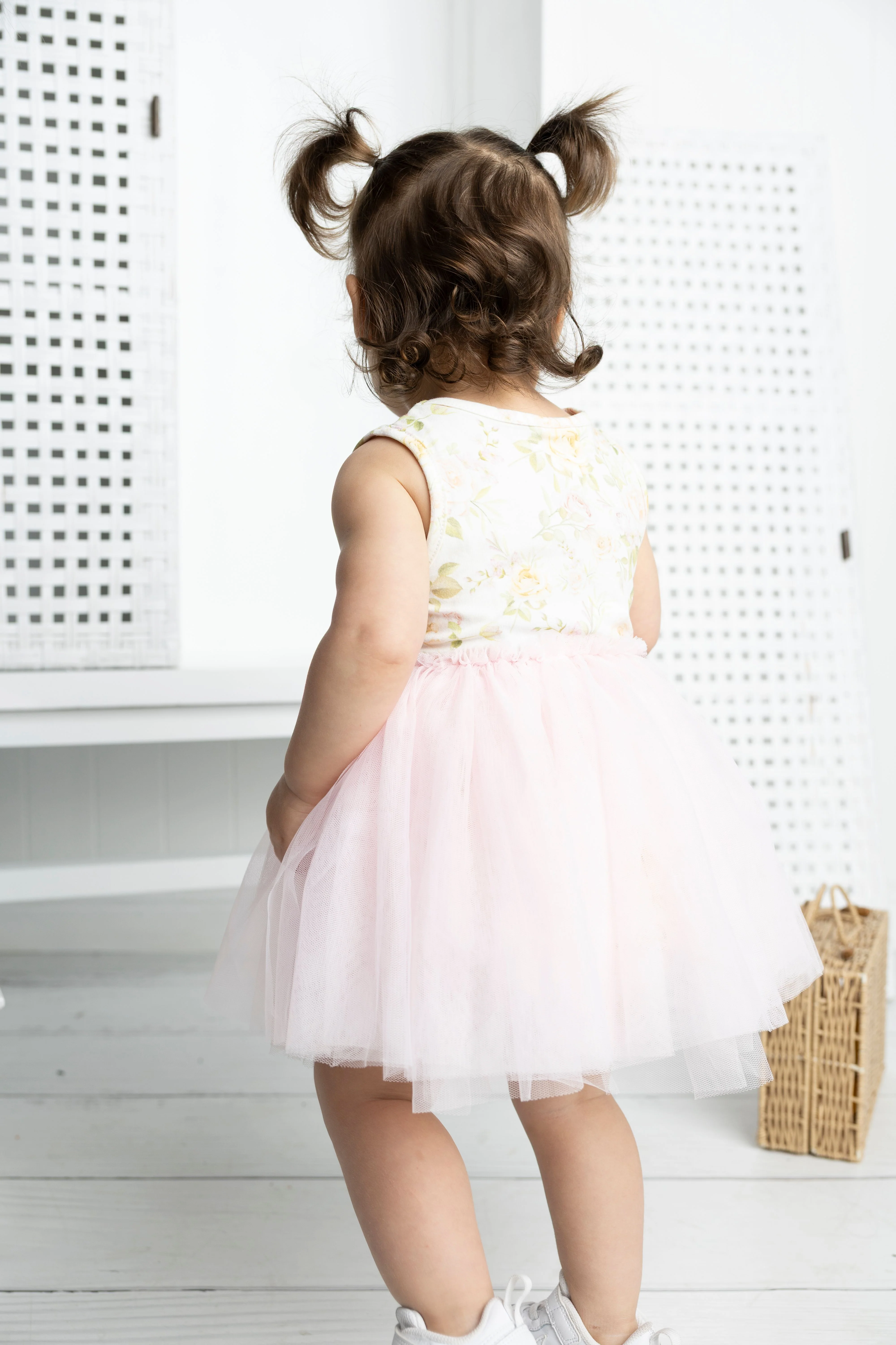 Jasmine Floral Pink Straight Tutu - Image 2