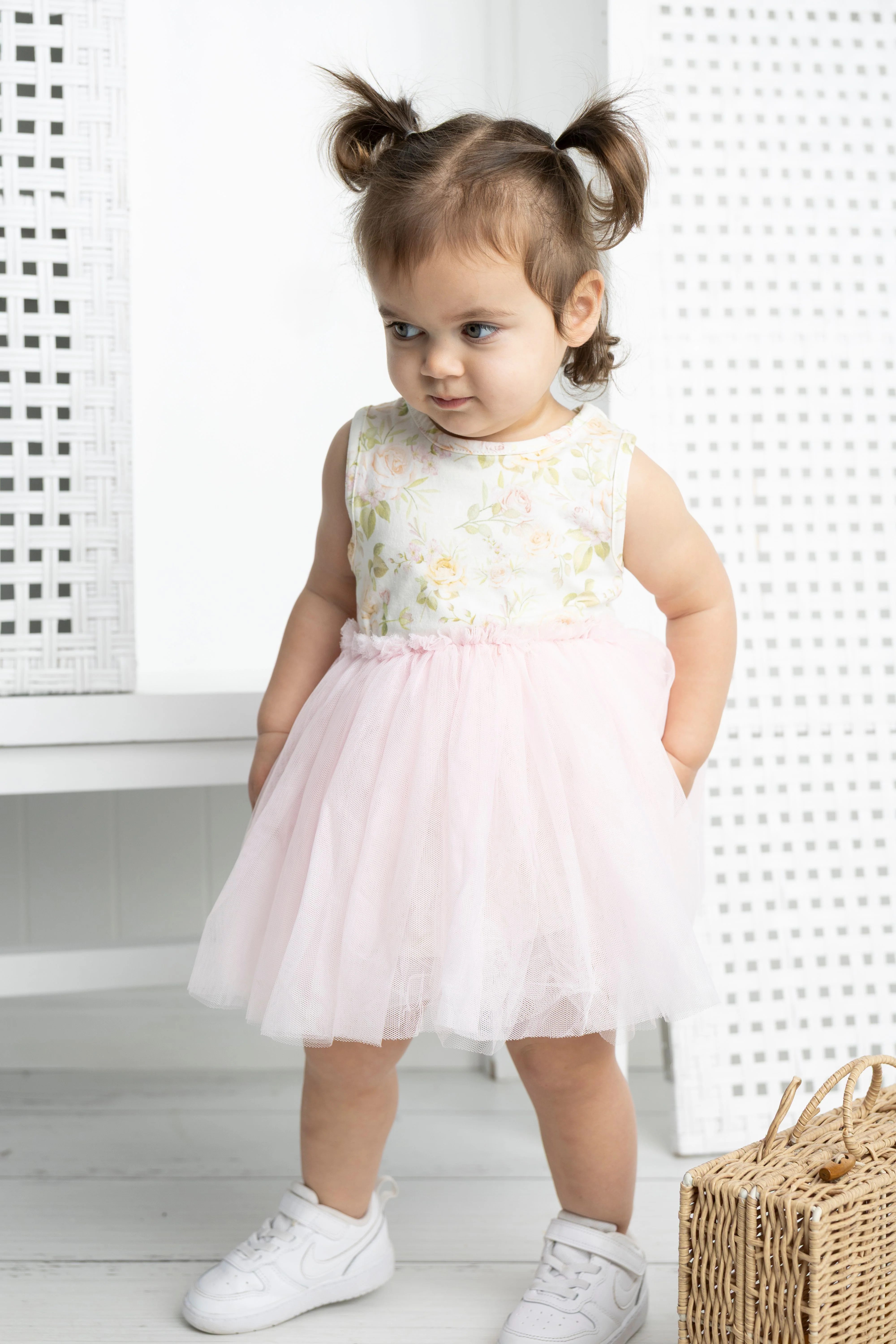 Jasmine Floral Pink Straight Tutu - Image 4