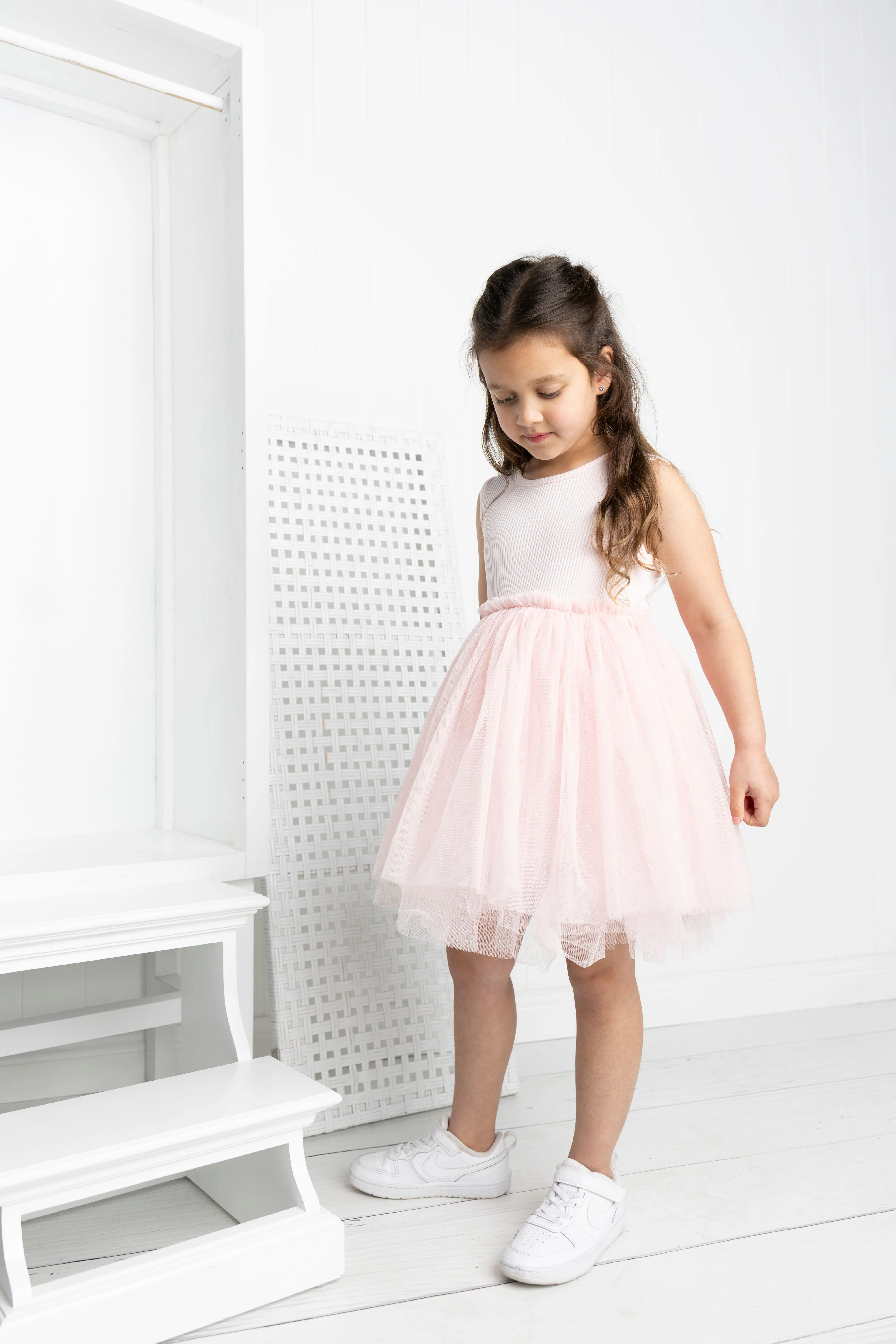 Jasmine Rib Pink Straight Tutu - Image 3