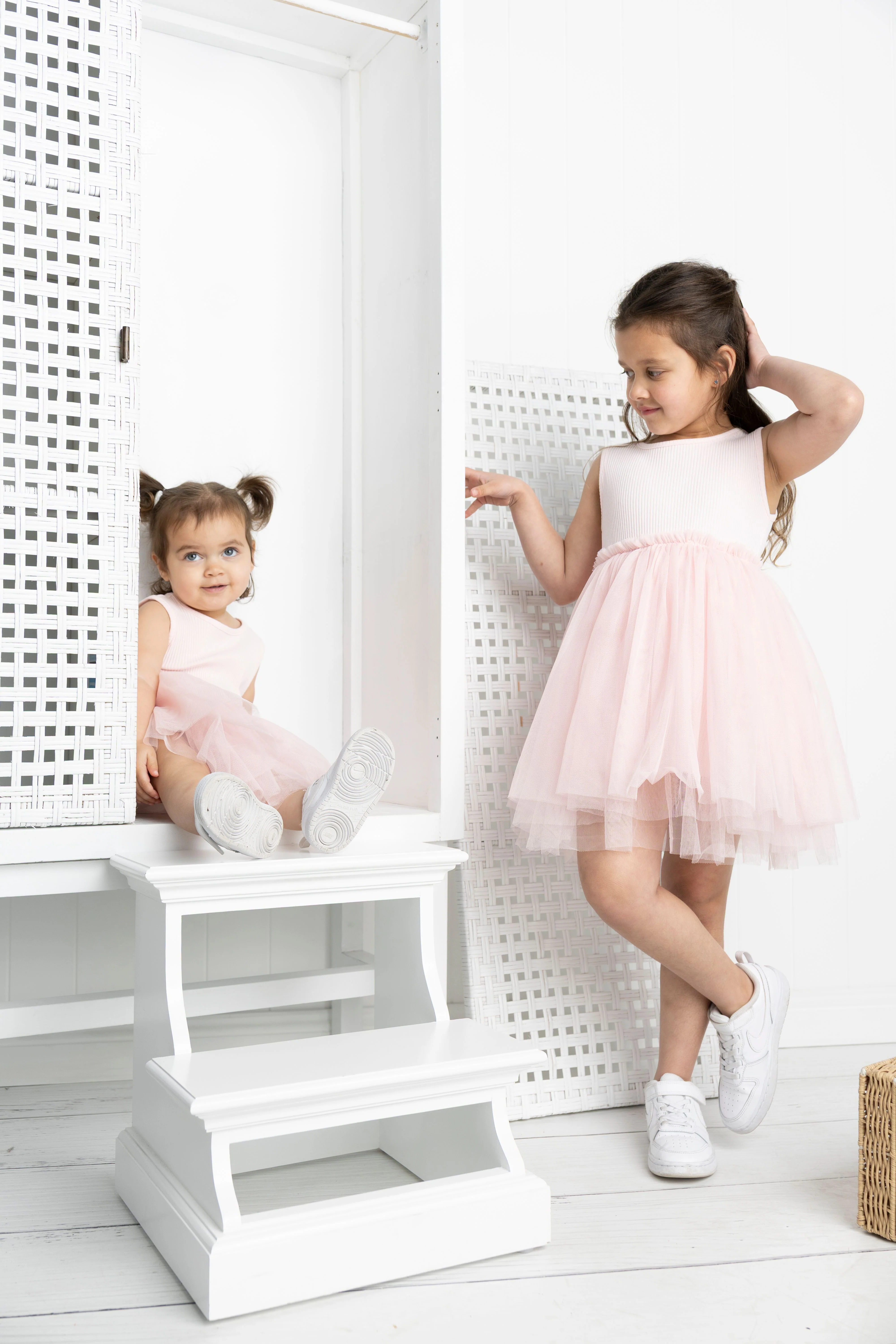 Jasmine Rib Pink Straight Tutu - Image 4