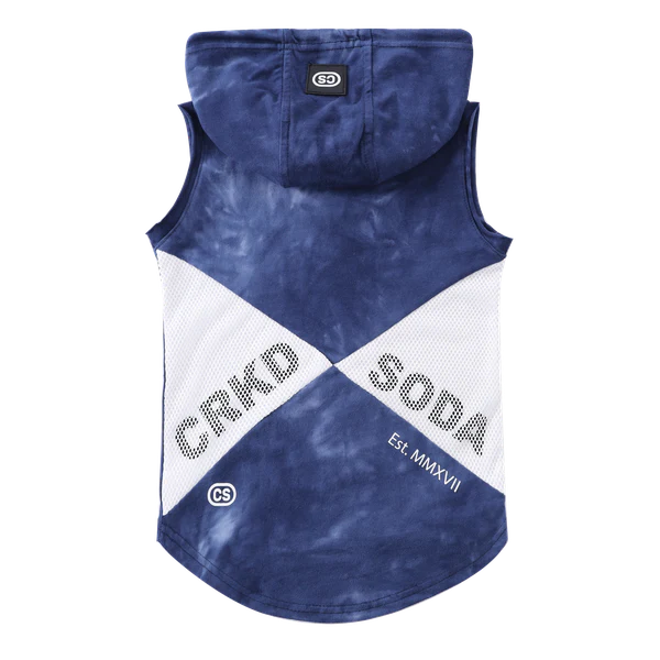 Javier Hooded Essential Tank - Blue Wash - Image 6