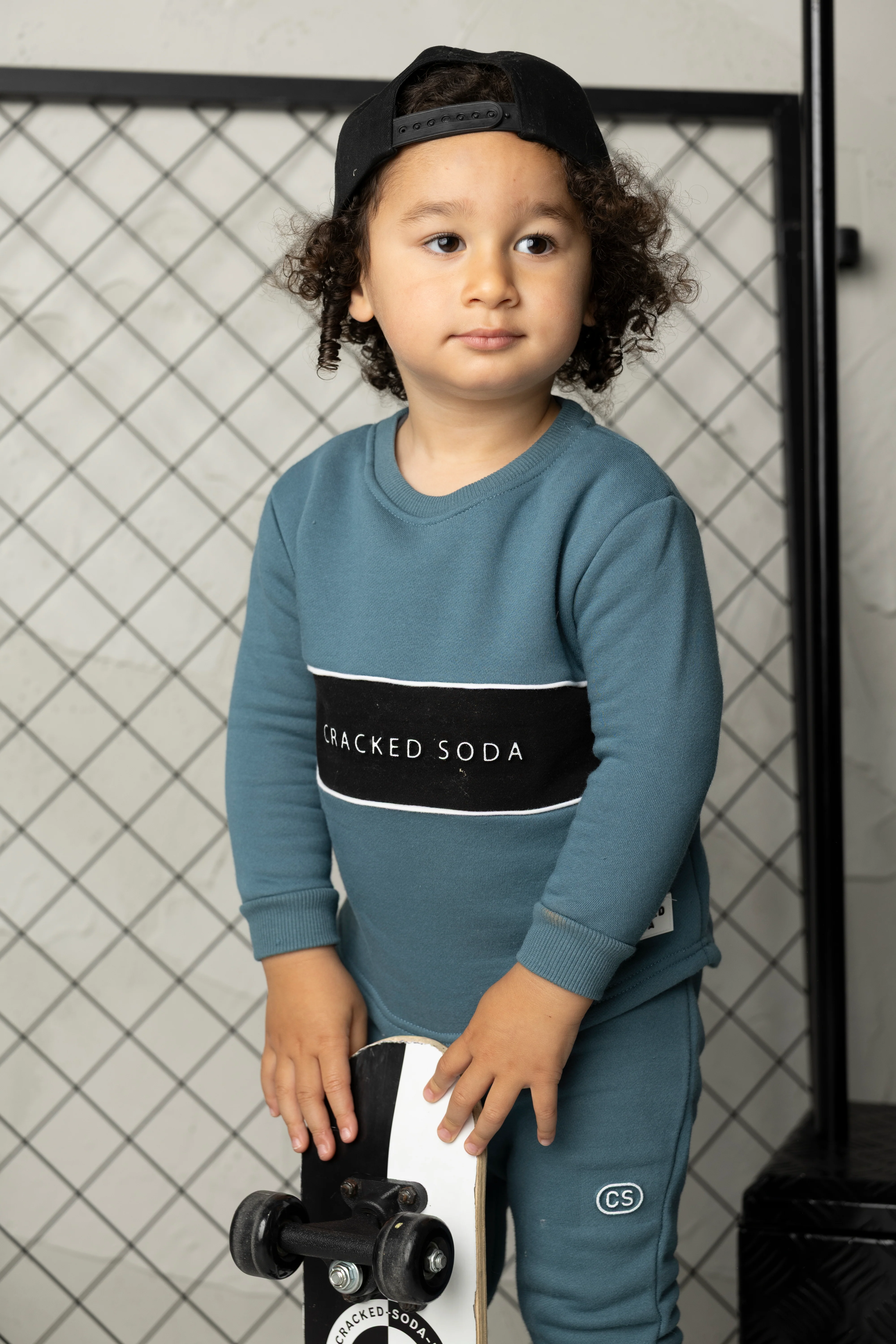 Jet 2Pce Crew Set - Teal - Image 3