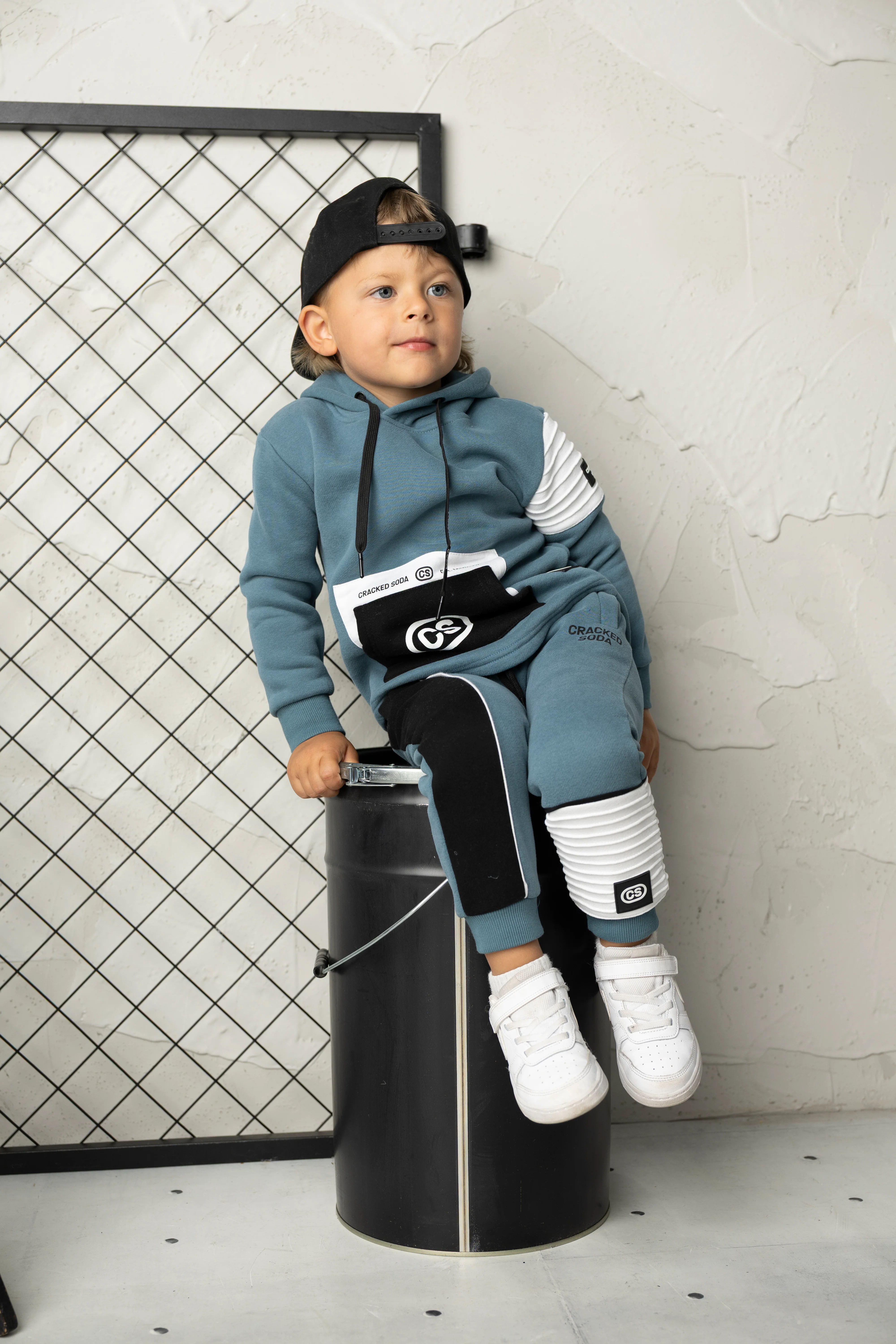 Jet Detailed Pocket Hoodie - Teal - Image 3