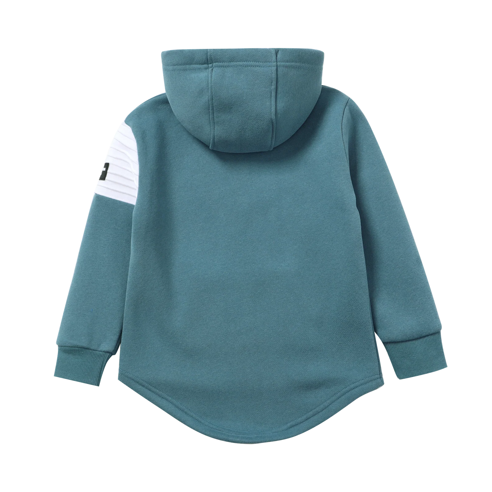 Jet Detailed Pocket Hoodie - Teal - Image 6