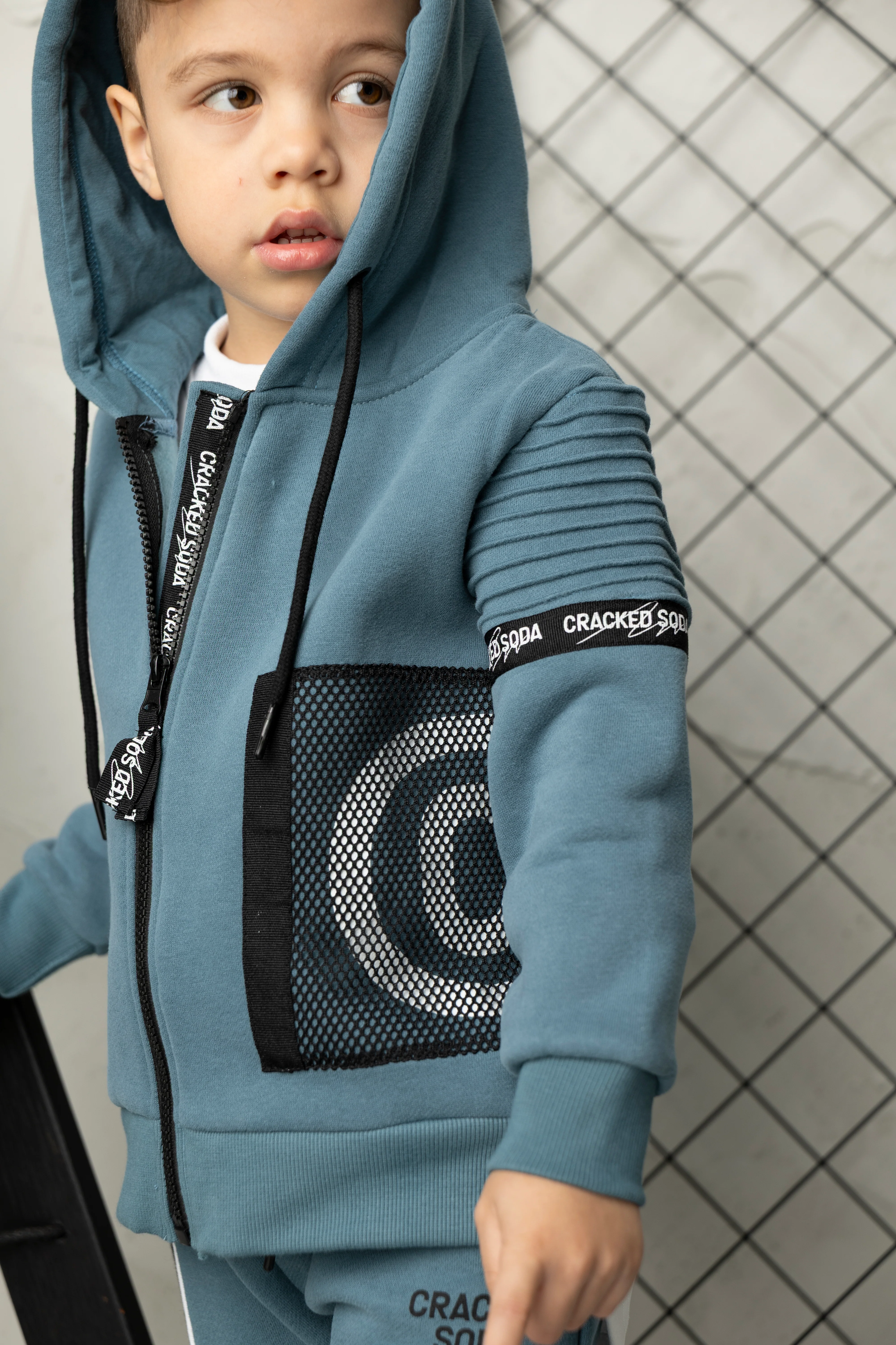 Jet Zip Hoodie - Teal
