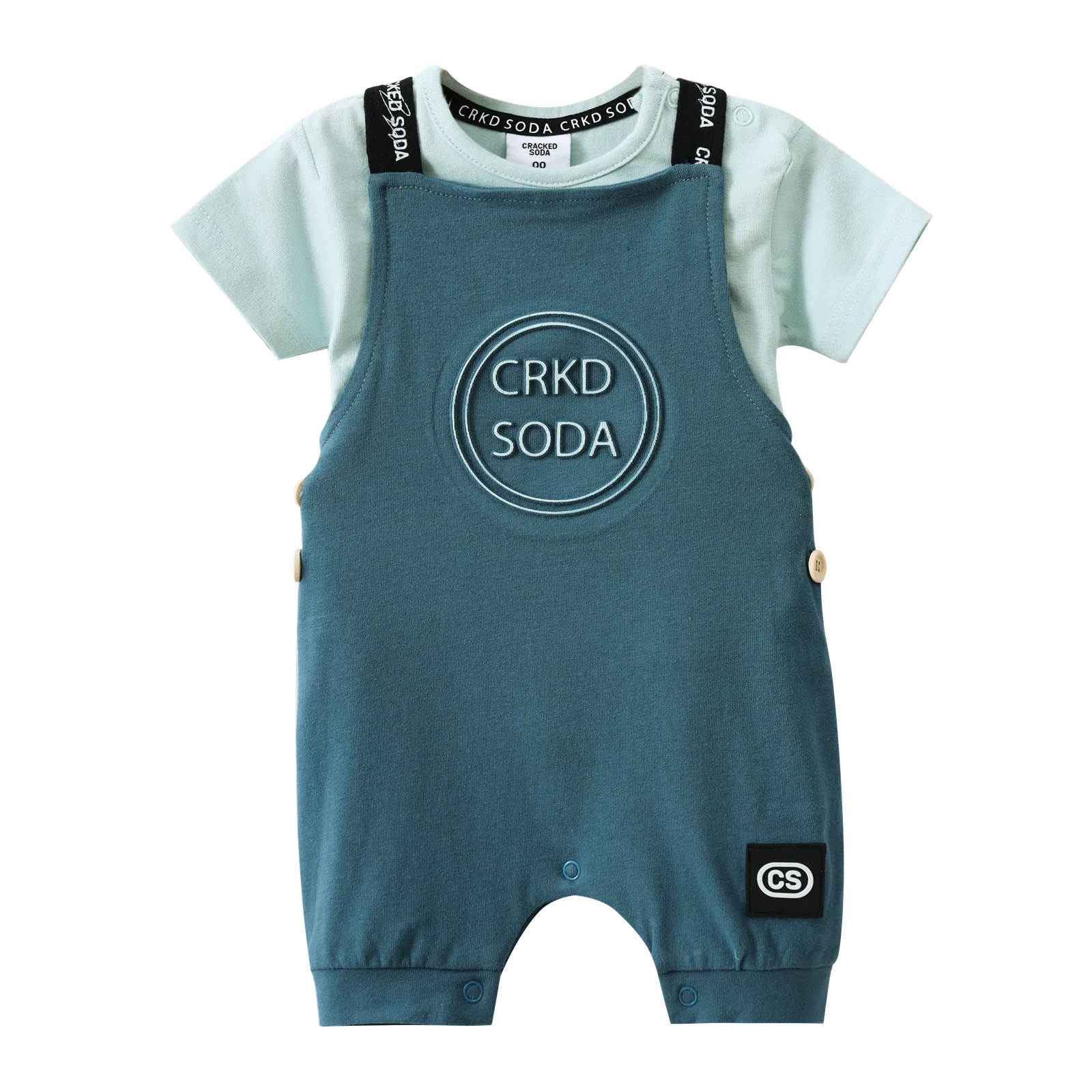 Jet 2Pce Overall Set - Sea Foam/Teal - Image 3