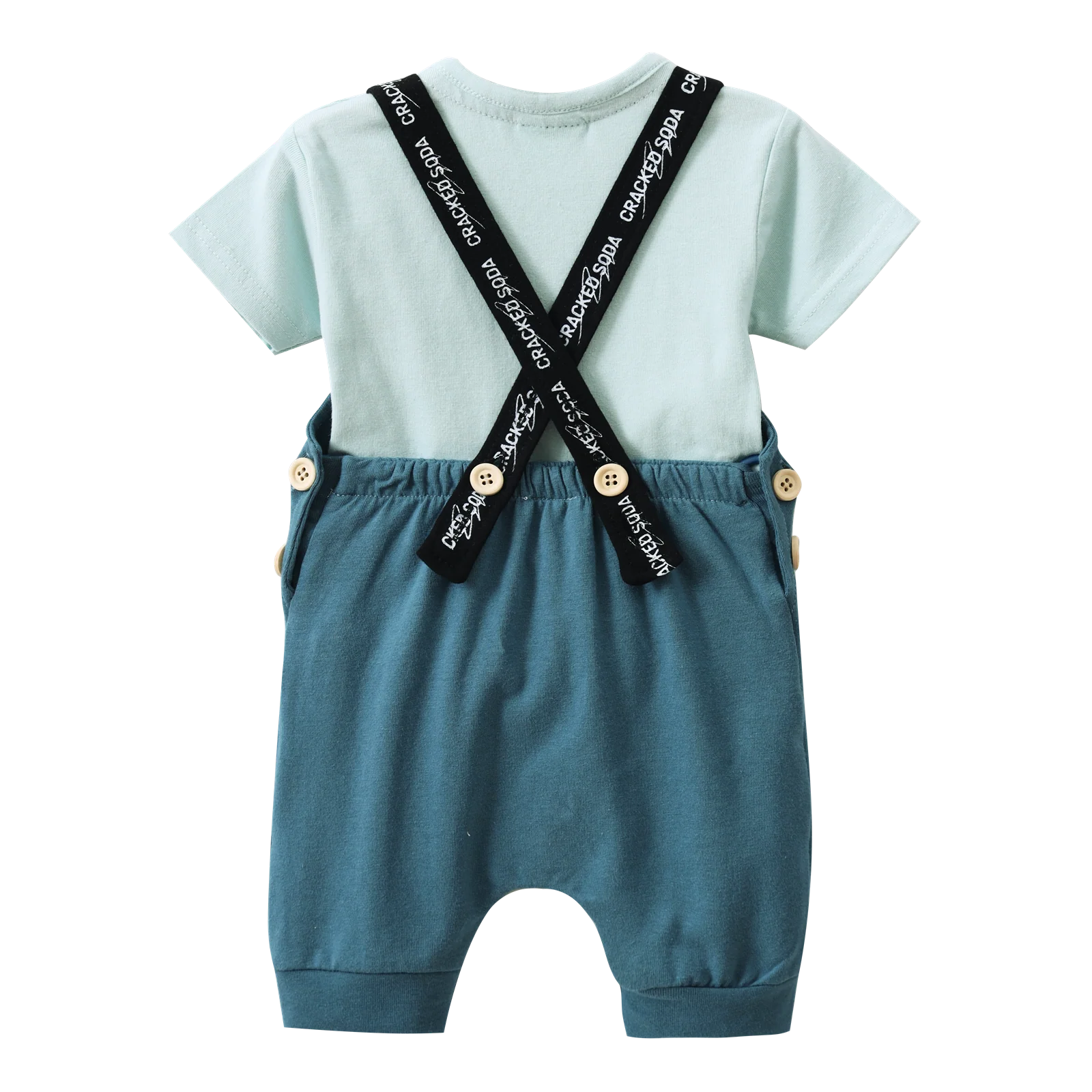 Jet 2Pce Overall Set - Sea Foam/Teal - Image 4