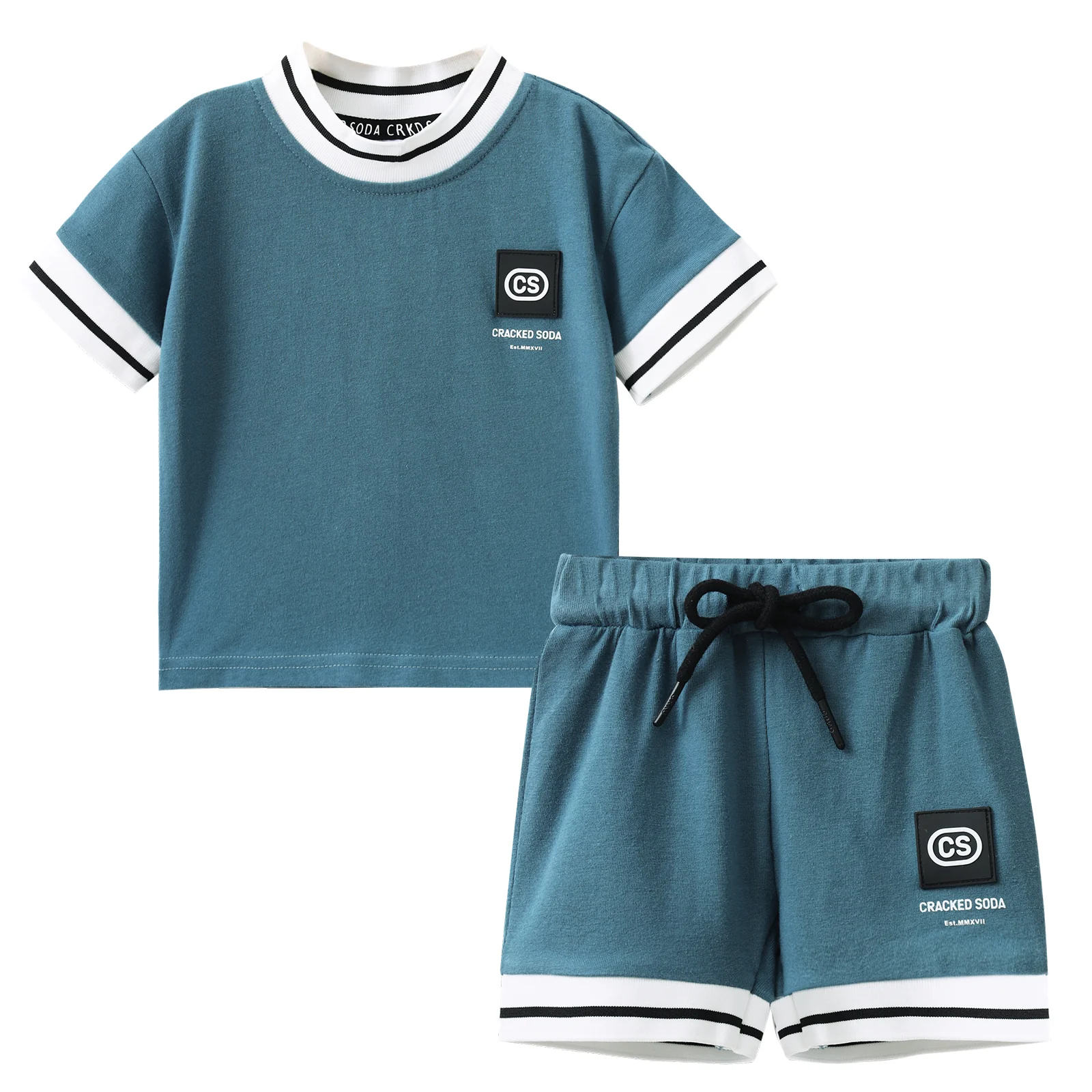 Jet Detailed Trim 2Pce Set - Teal - Image 5