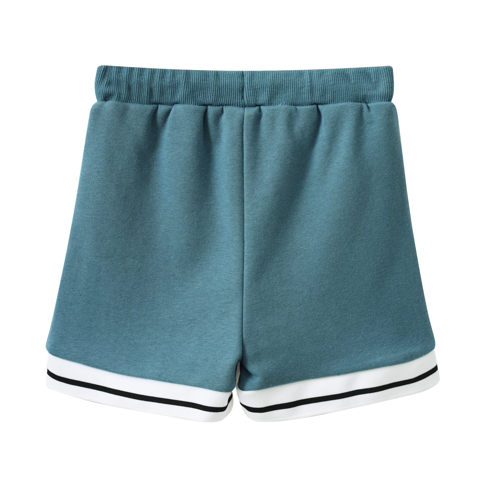 Jet Detailed Trim Shorts - Teal - Image 4