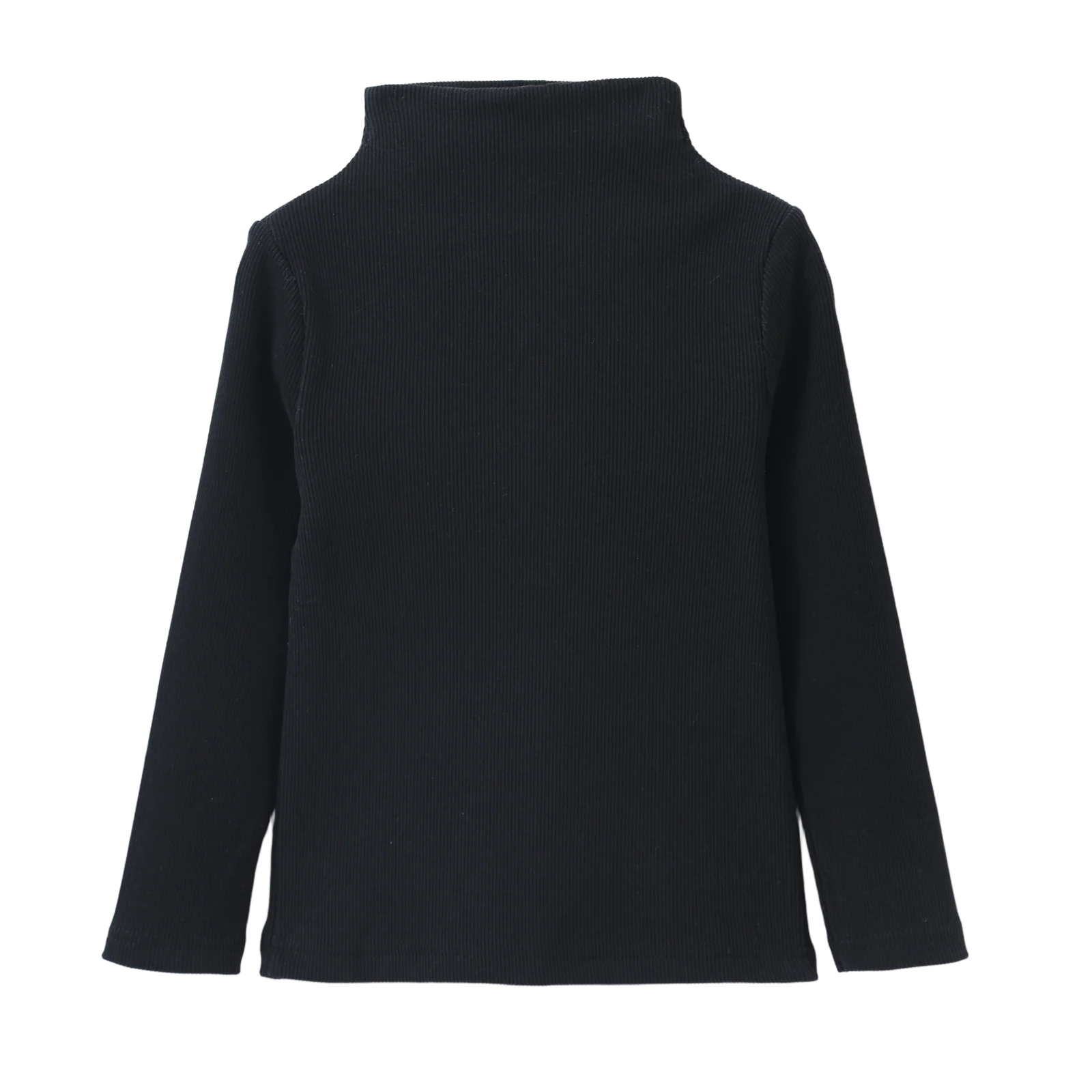 Jewel Ribbed Detail Long Sleeve - Black - Image 6