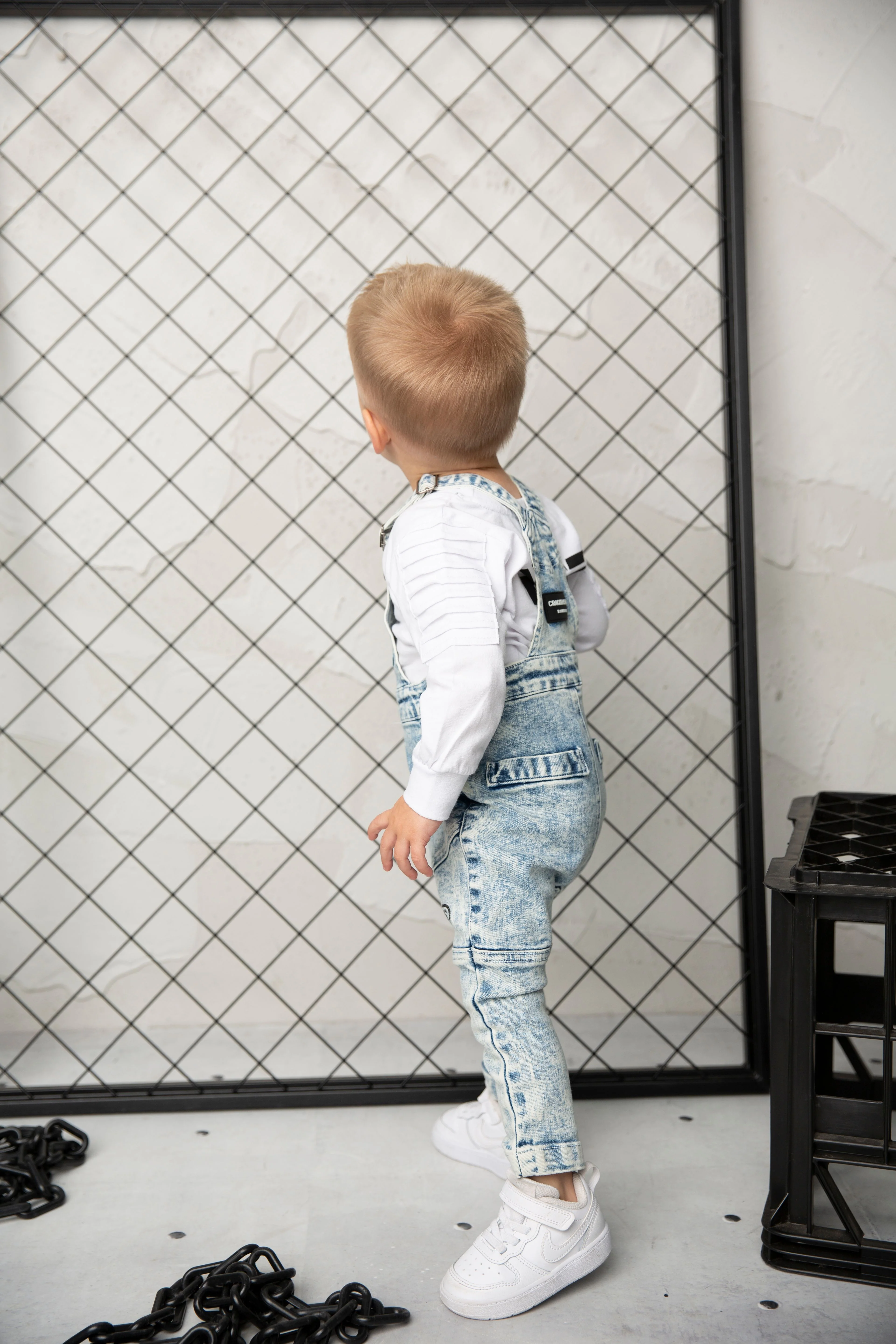 JJ Denim Overalls - Blue - Image 2