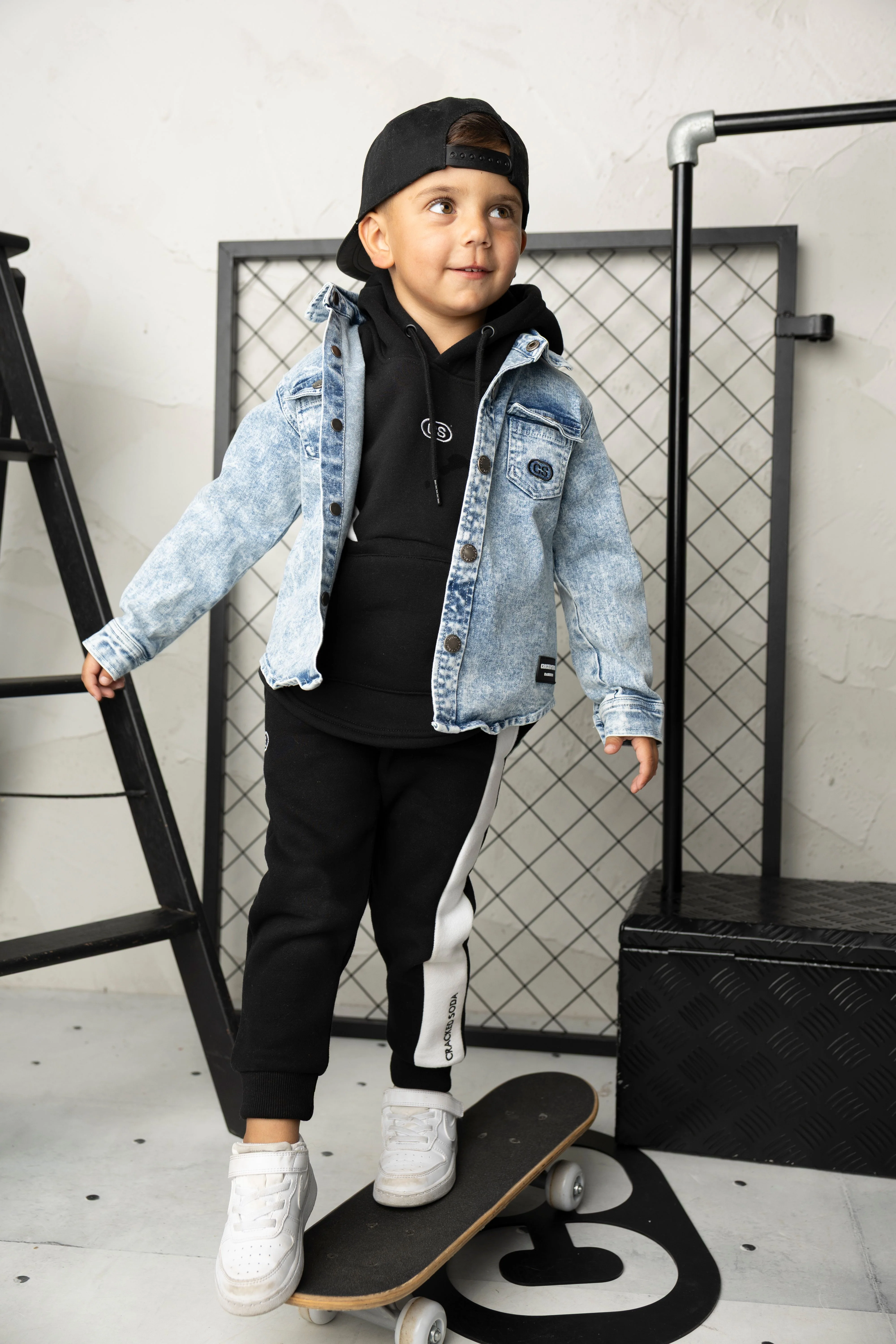 JJ Essential Denim Jacket - Blue - Image 3