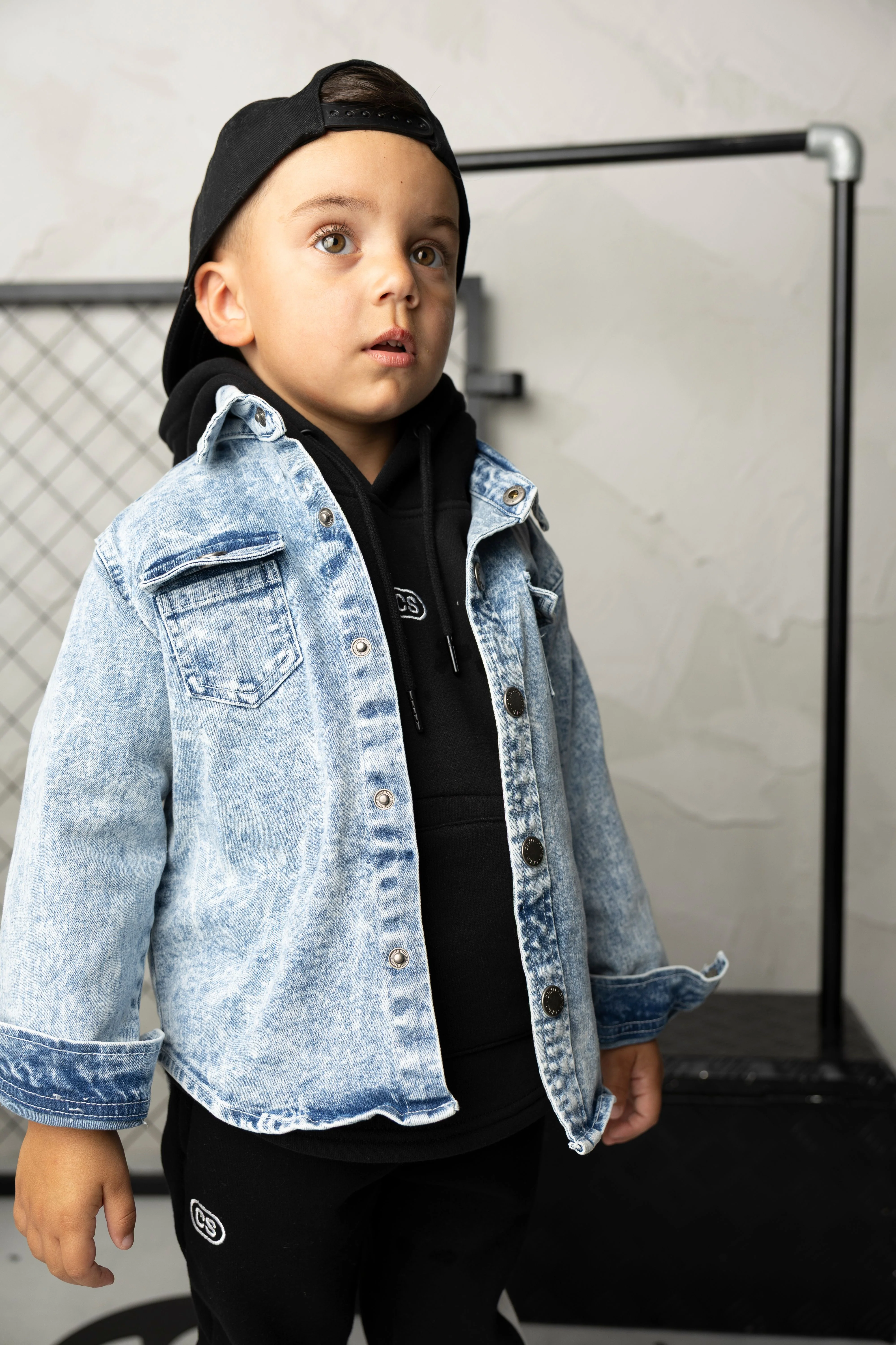 JJ Essential Denim Jacket - Blue - Image 4