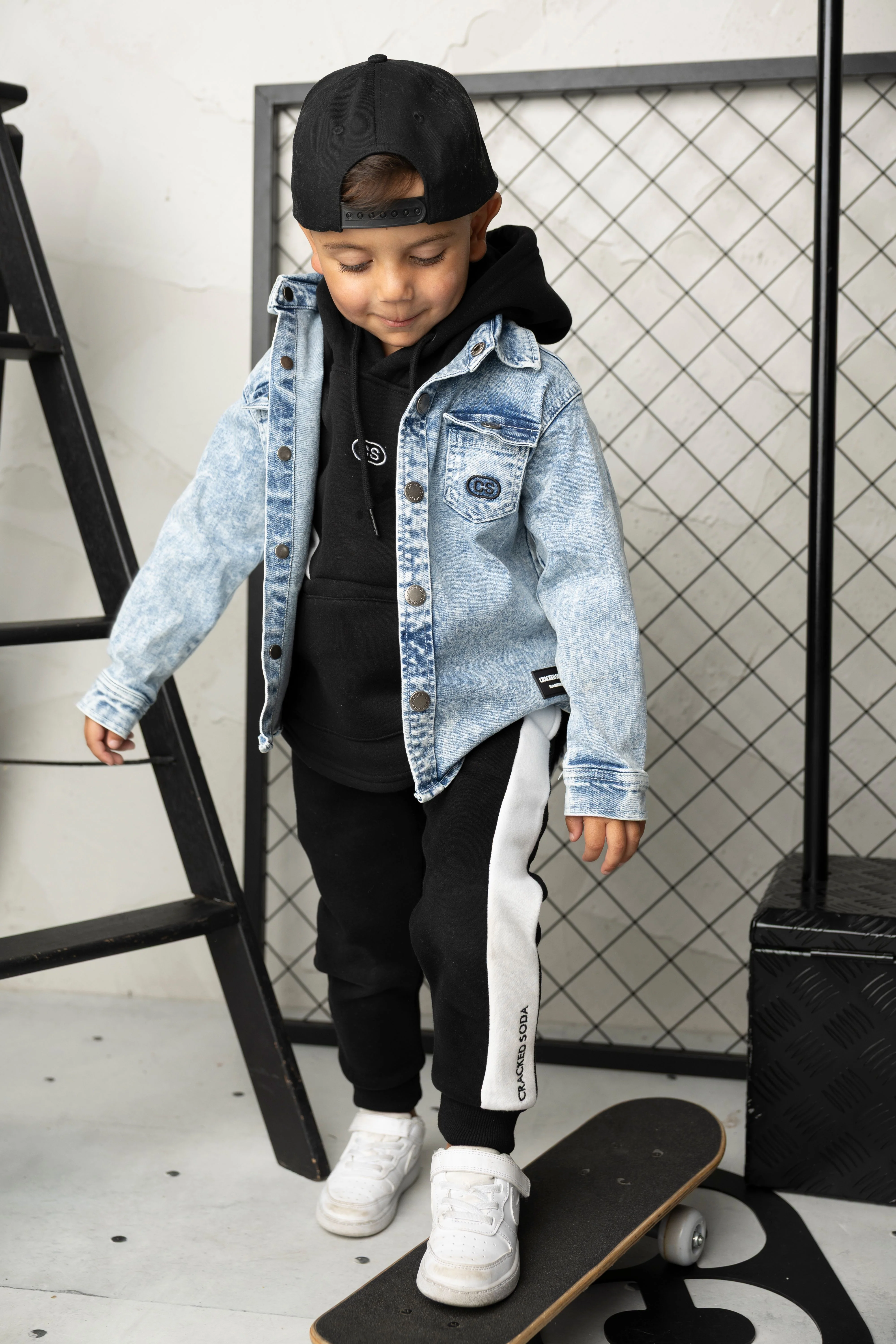 JJ Essential Denim Jacket - Blue - Image 5