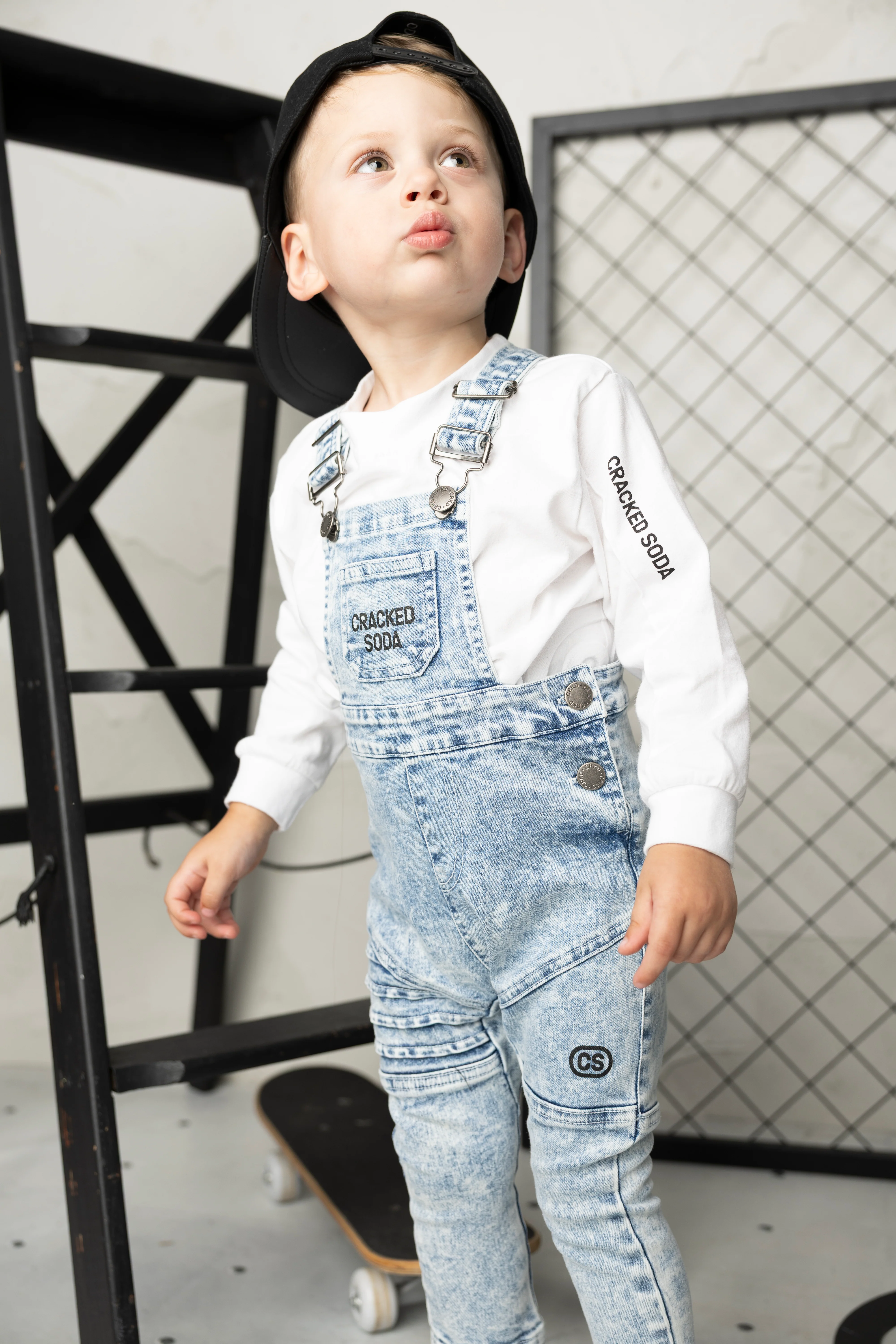 JJ Essential Denim Overalls - Blue