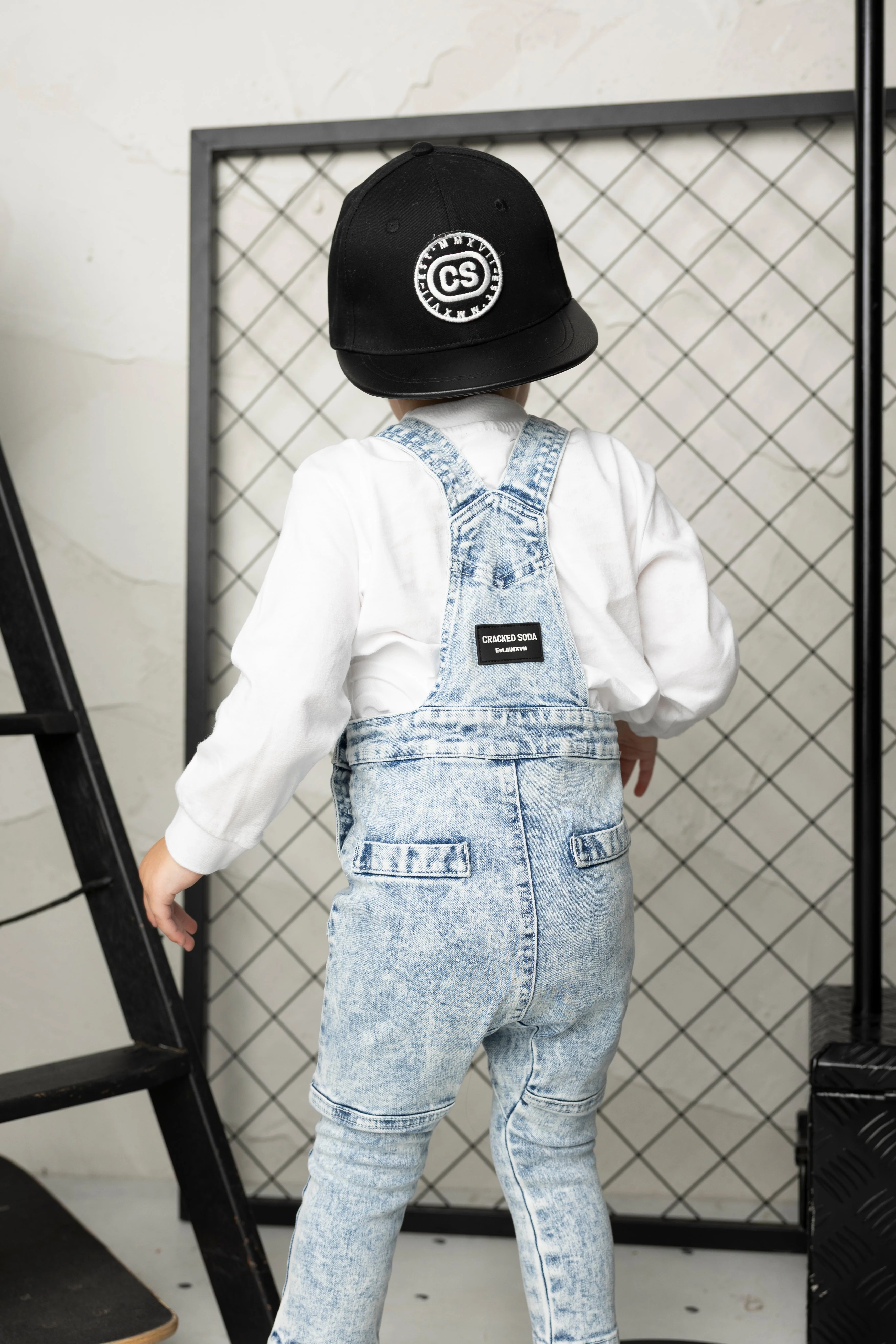 JJ Essential Denim Overalls - Blue - Image 2