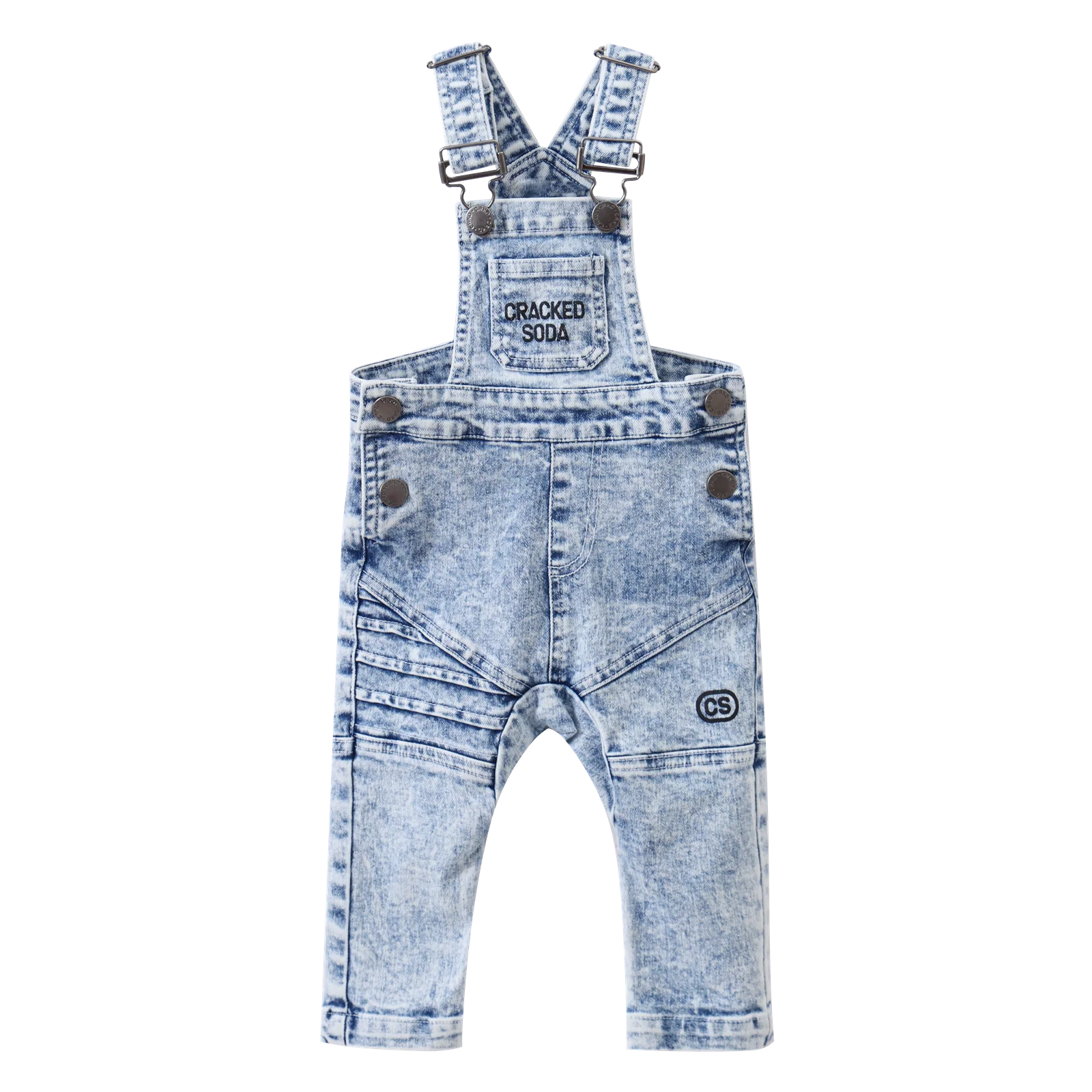 JJ Essential Denim Overalls - Blue - Image 3