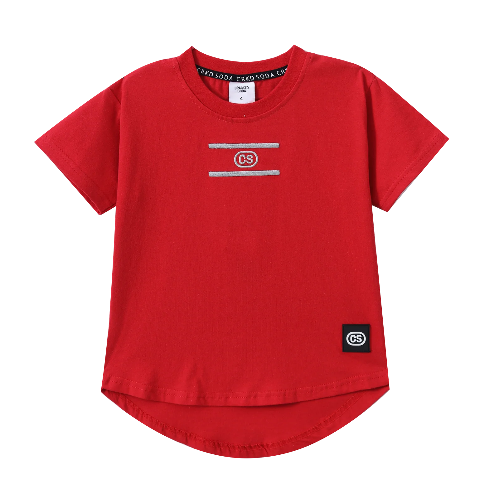 Josh Essential Tee - Red - Image 5