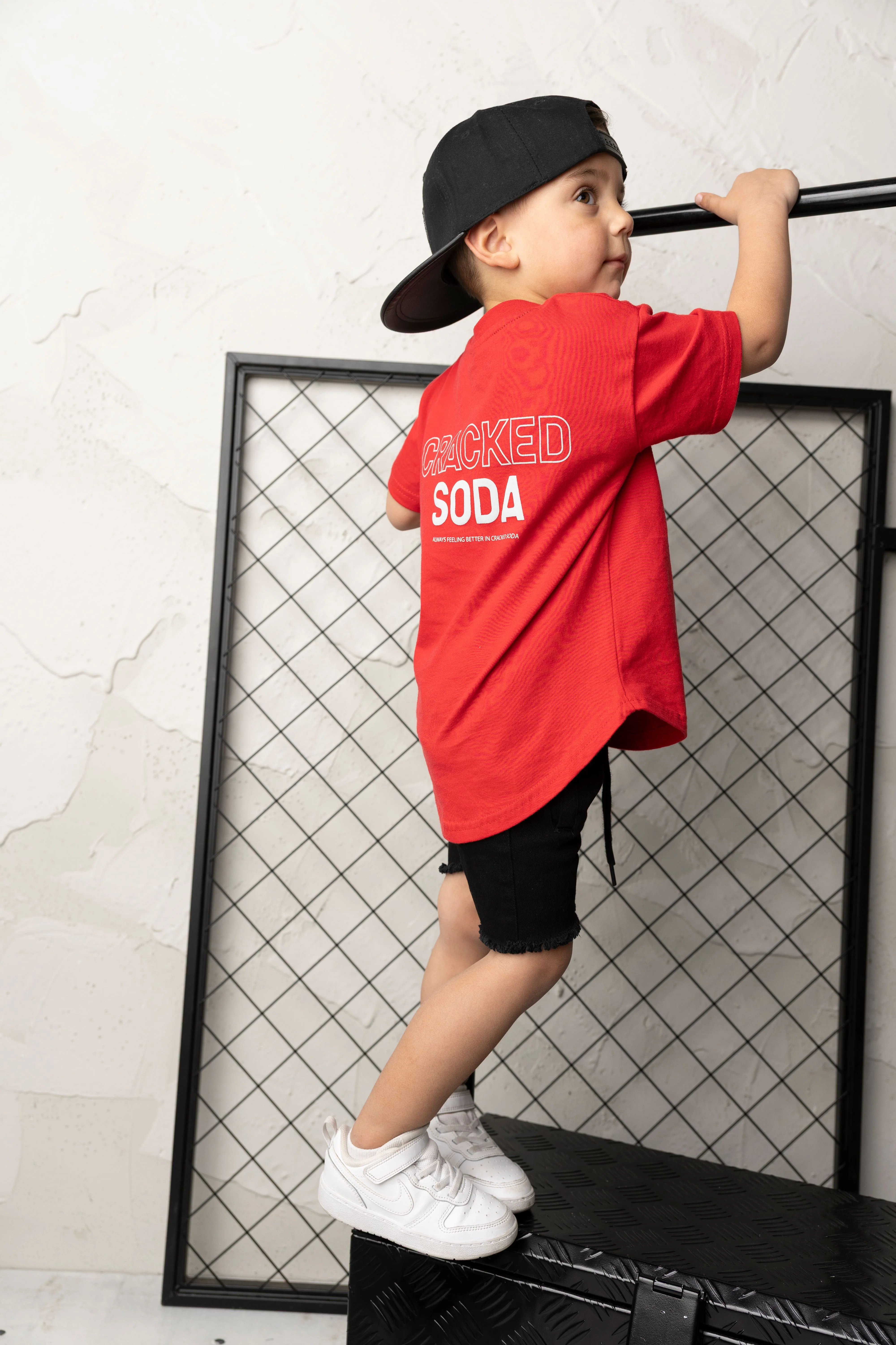 Josh Essential Tee - Red - Image 7