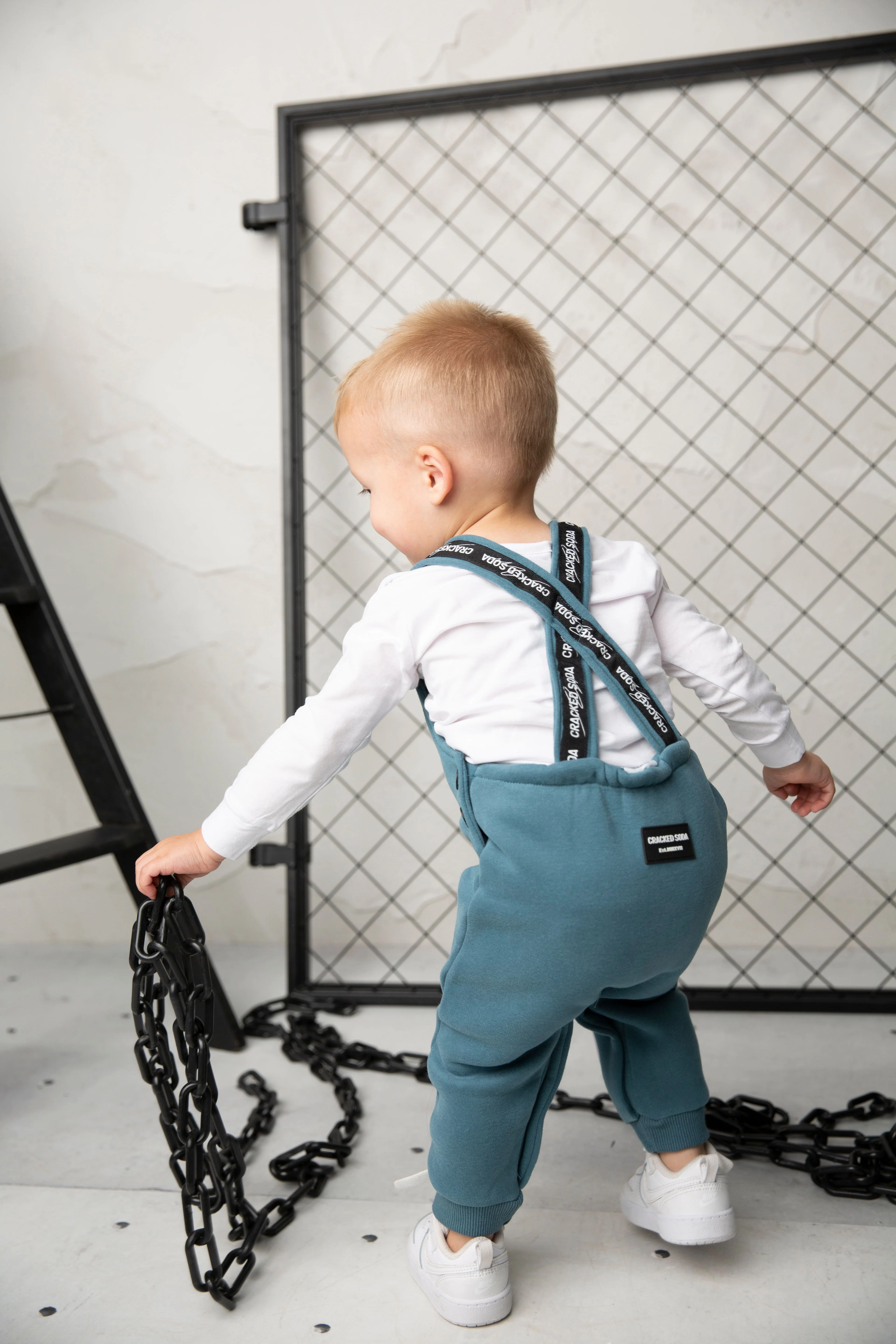 Julian Detail Overall Set - Teal - Image 3