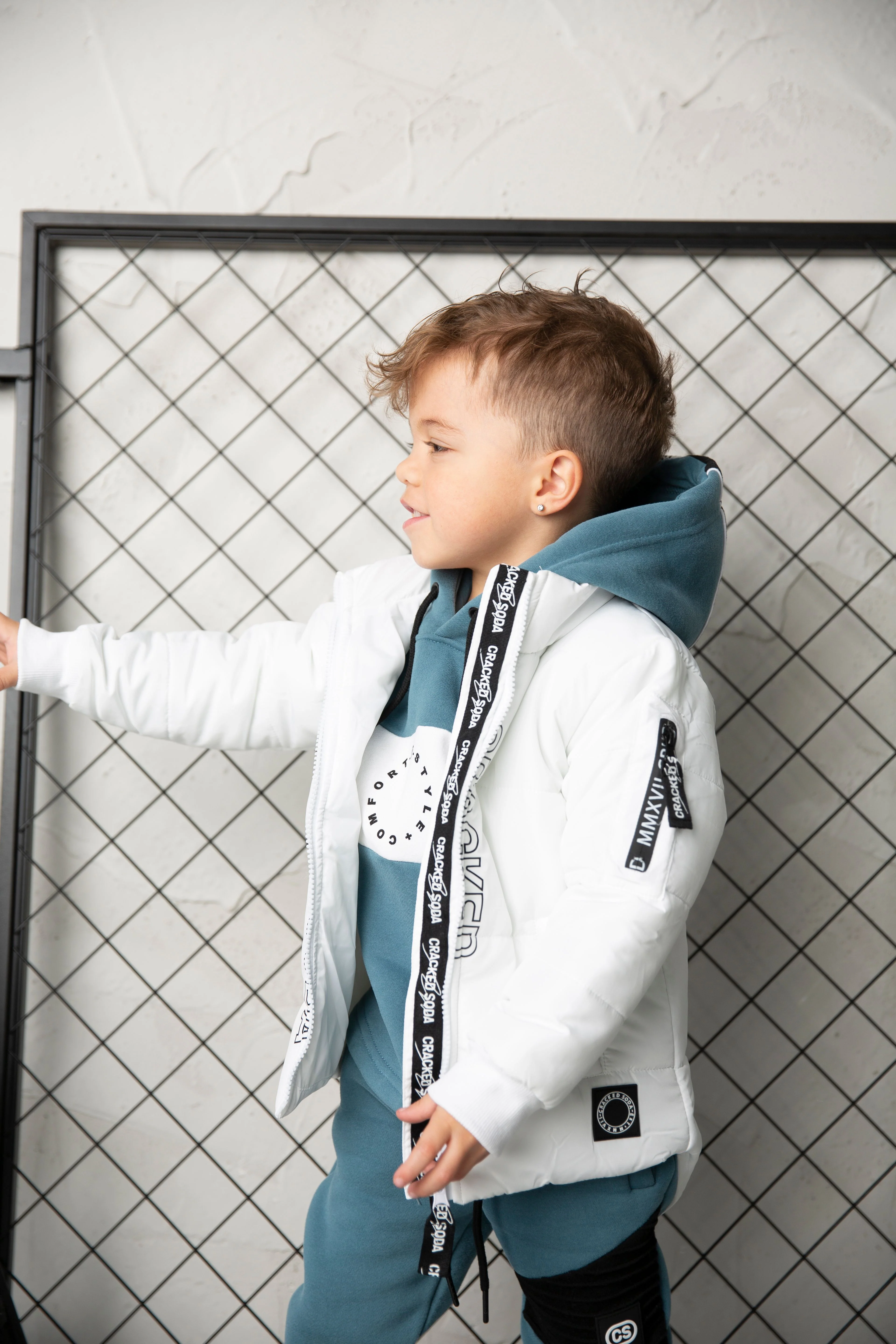 Julian Detailed Back Hoodie - Teal - Image 8