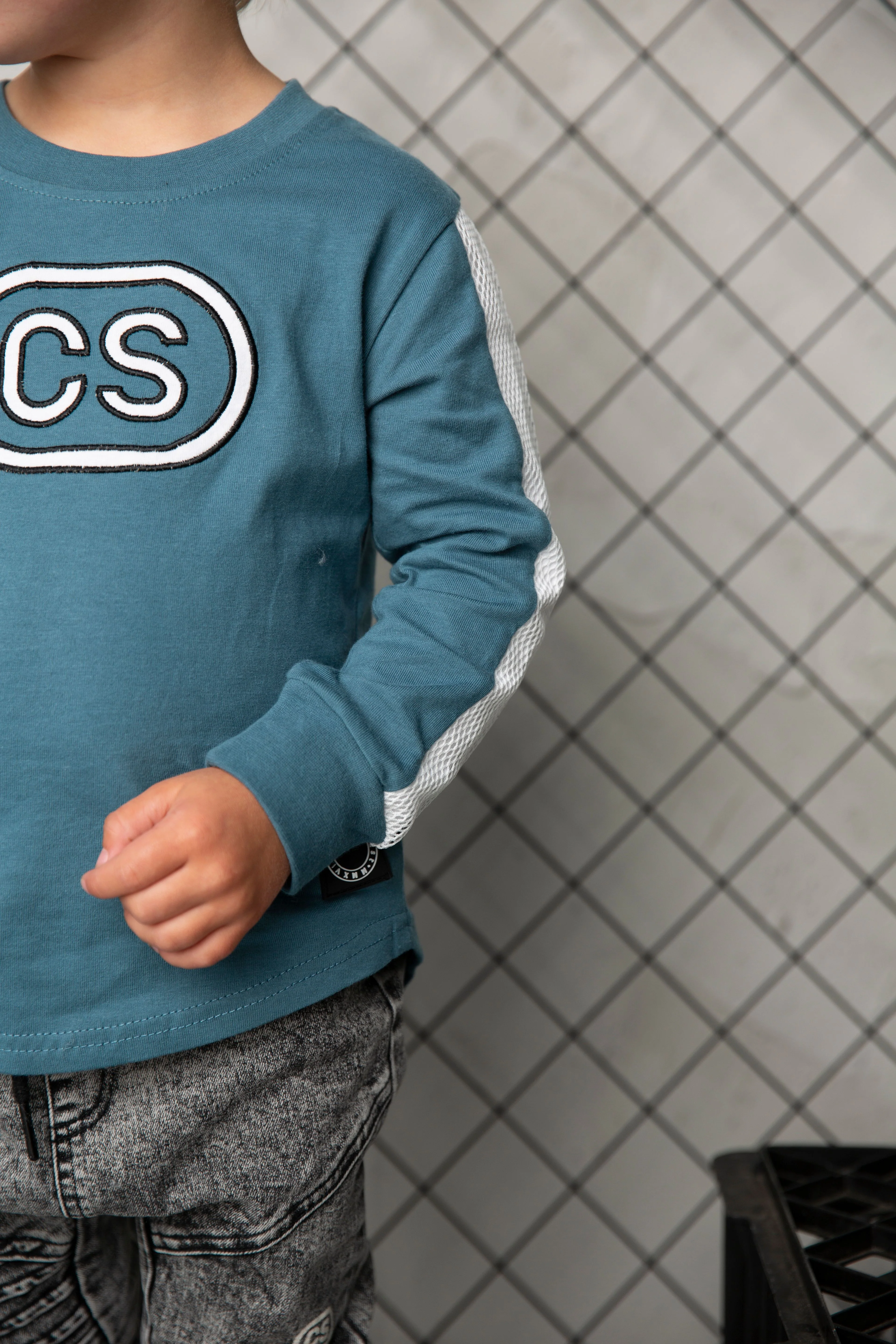 Julian Detailed Tee - Teal - Image 2