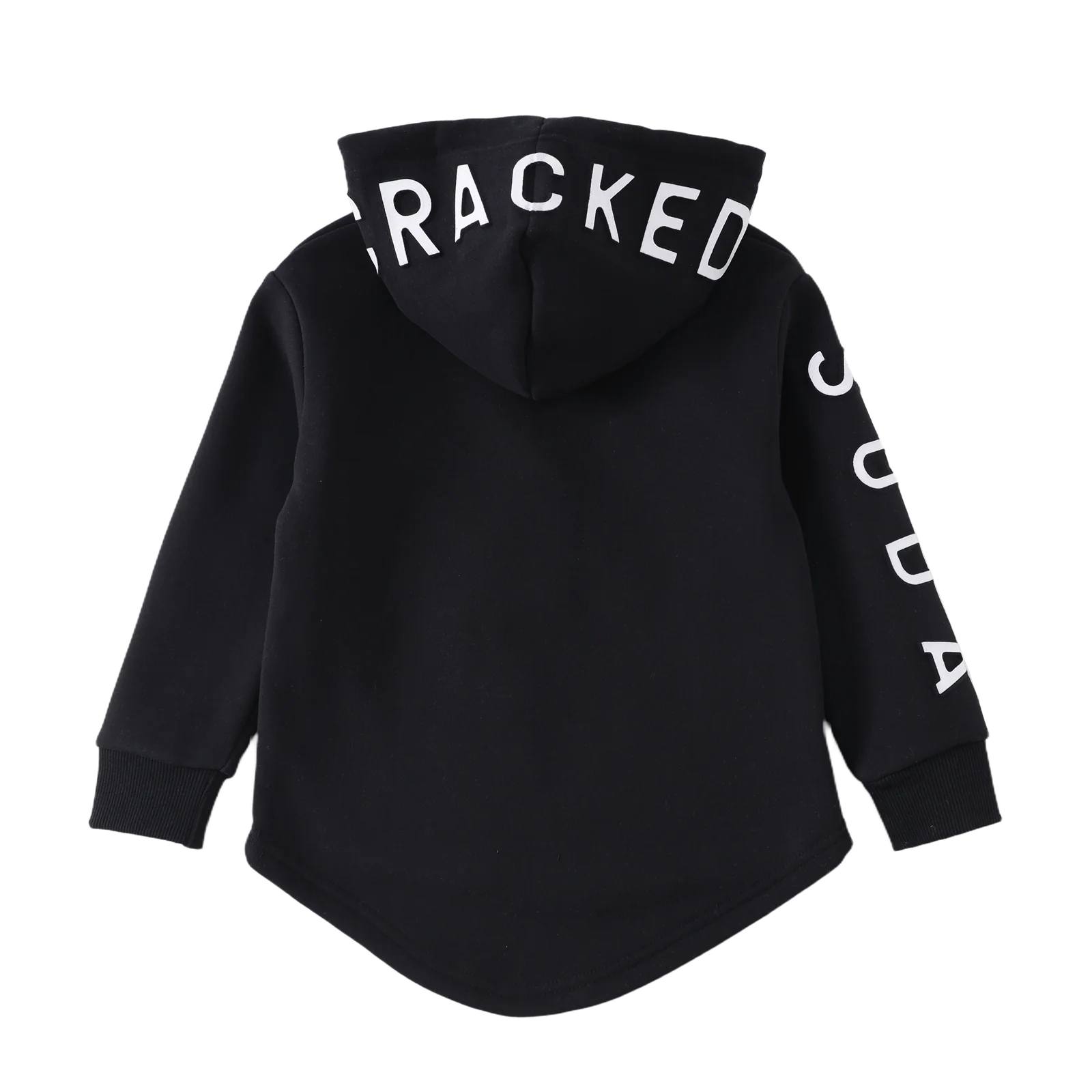 Luca Detailed Hoodie  - Black - Image 6