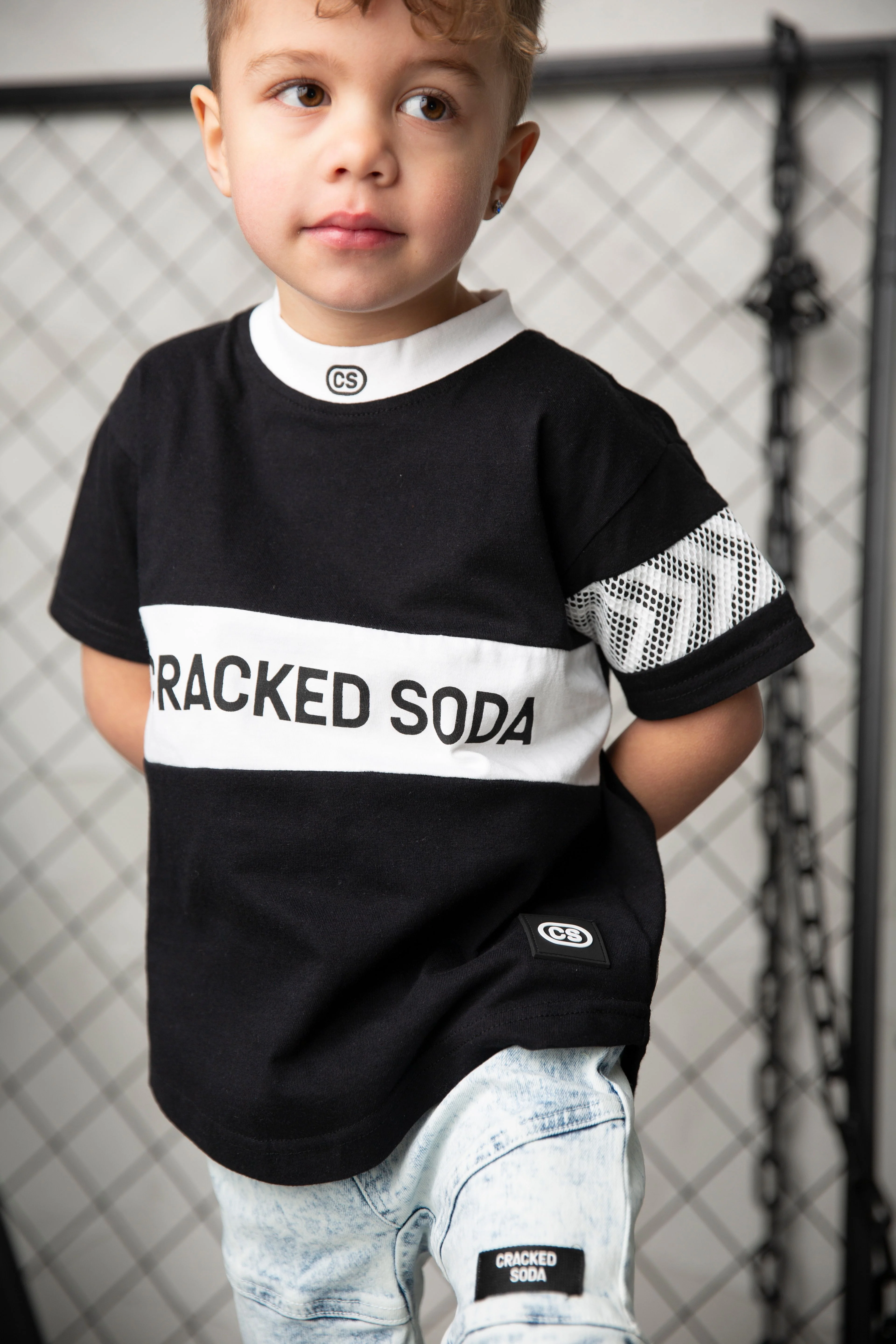 Luca Detailed Tee - Black