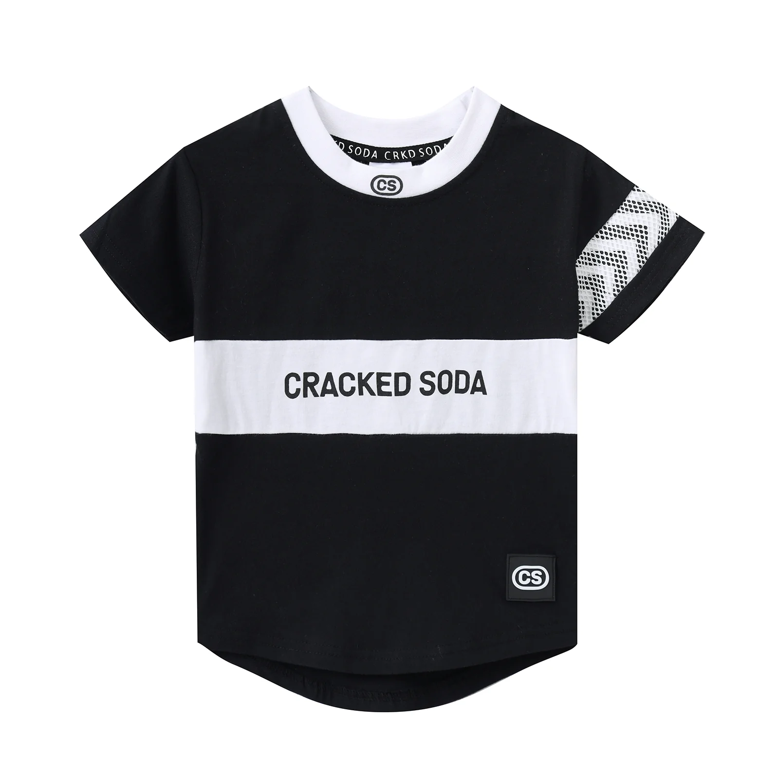 Luca Detailed Tee - Black - Image 6