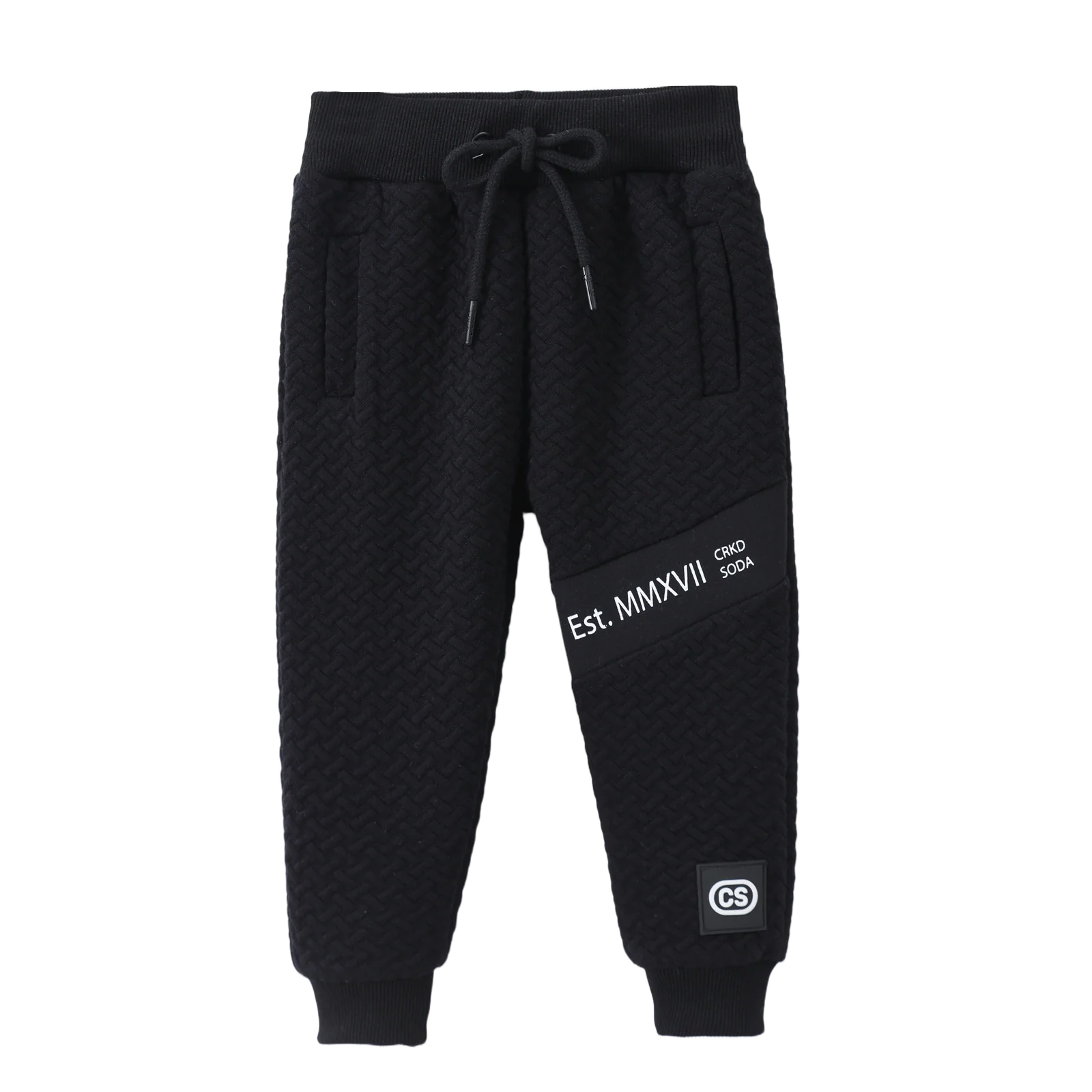 Luca Detailed Trackpants - Black - Image 6