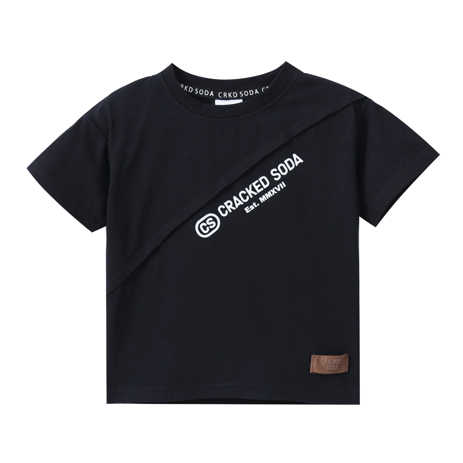 Malachi Printed Tee - Black - Image 3