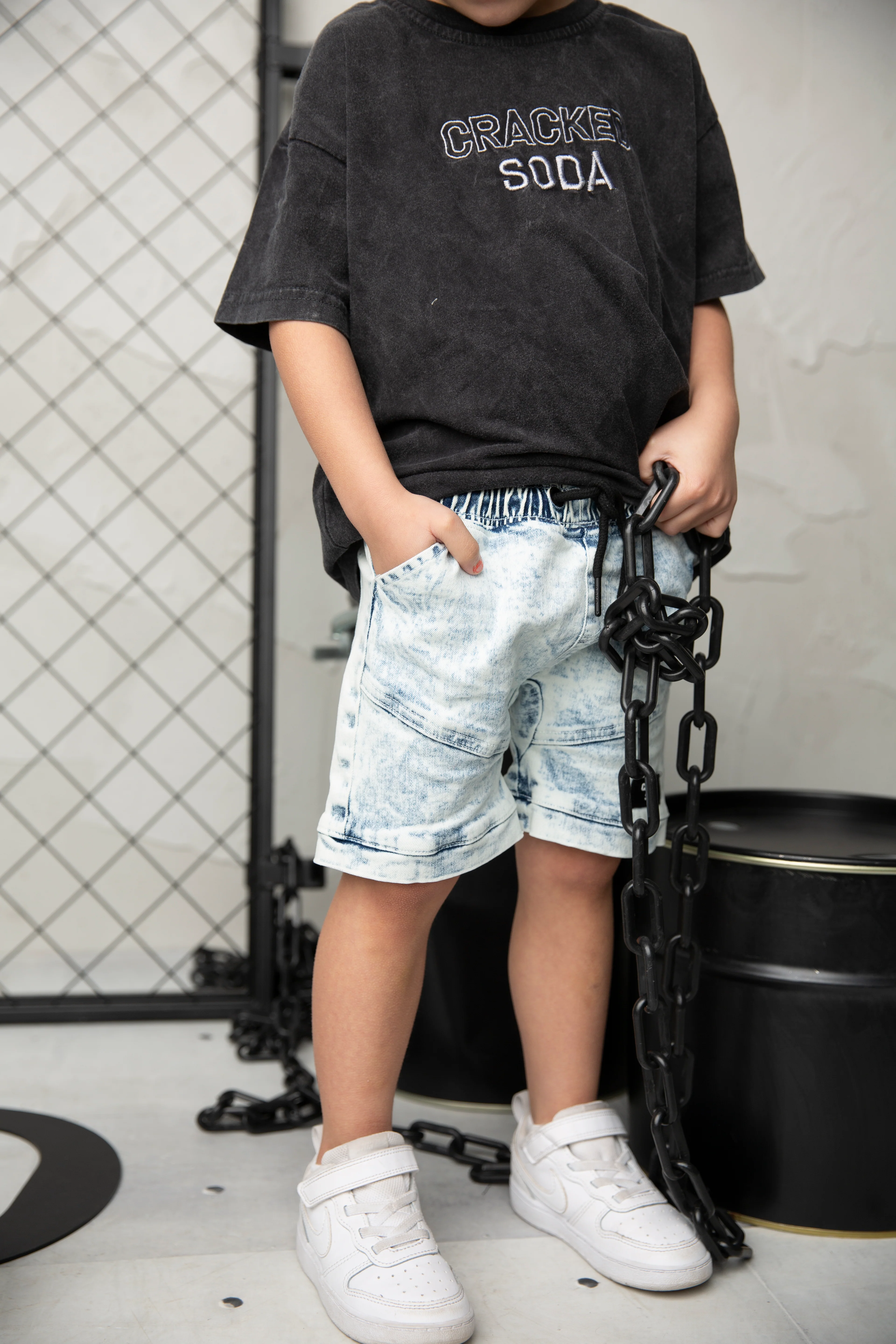 Mason Denim Short - Blue - Image 5