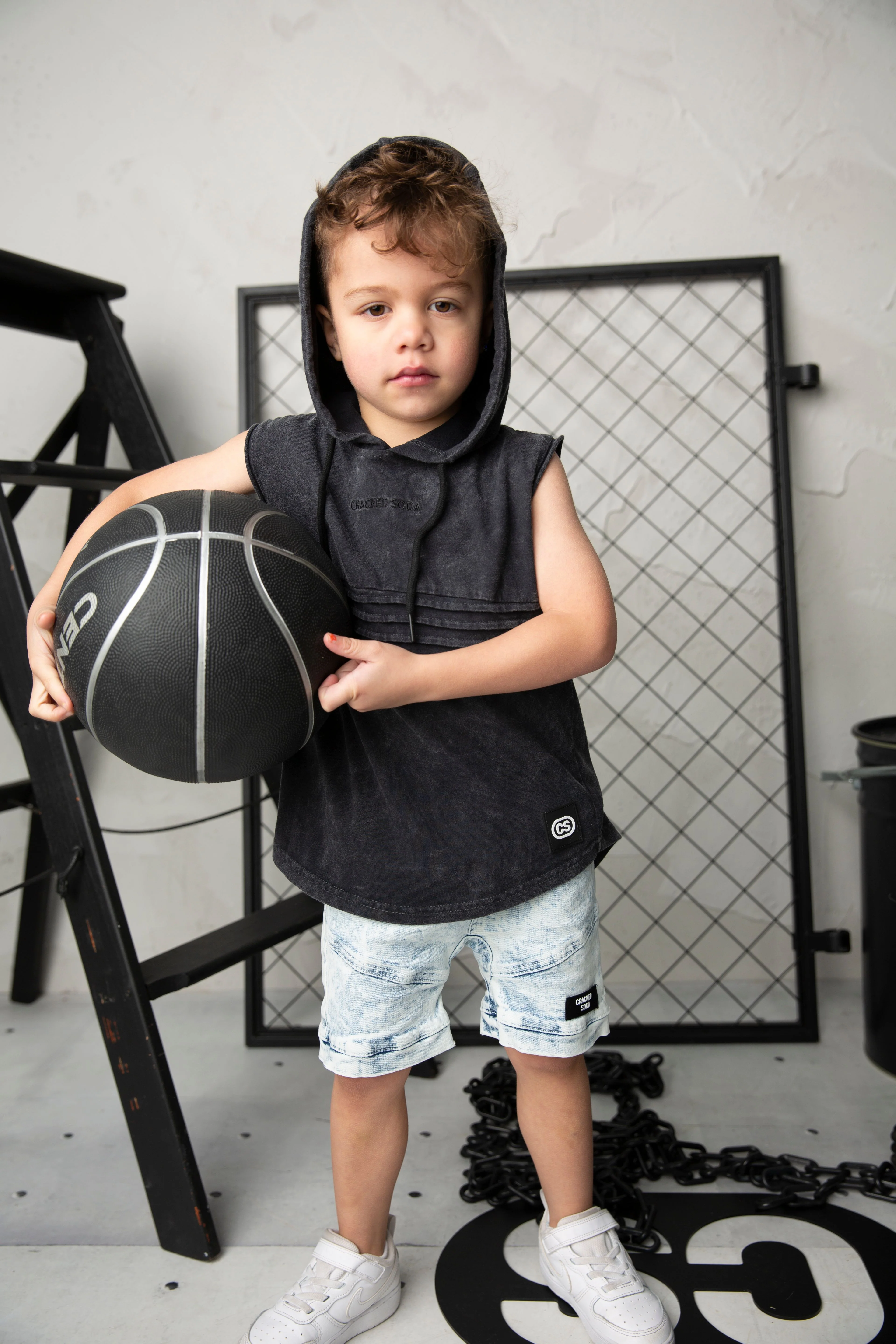 Mateo Hooded Tank - Washed Ash - Image 3