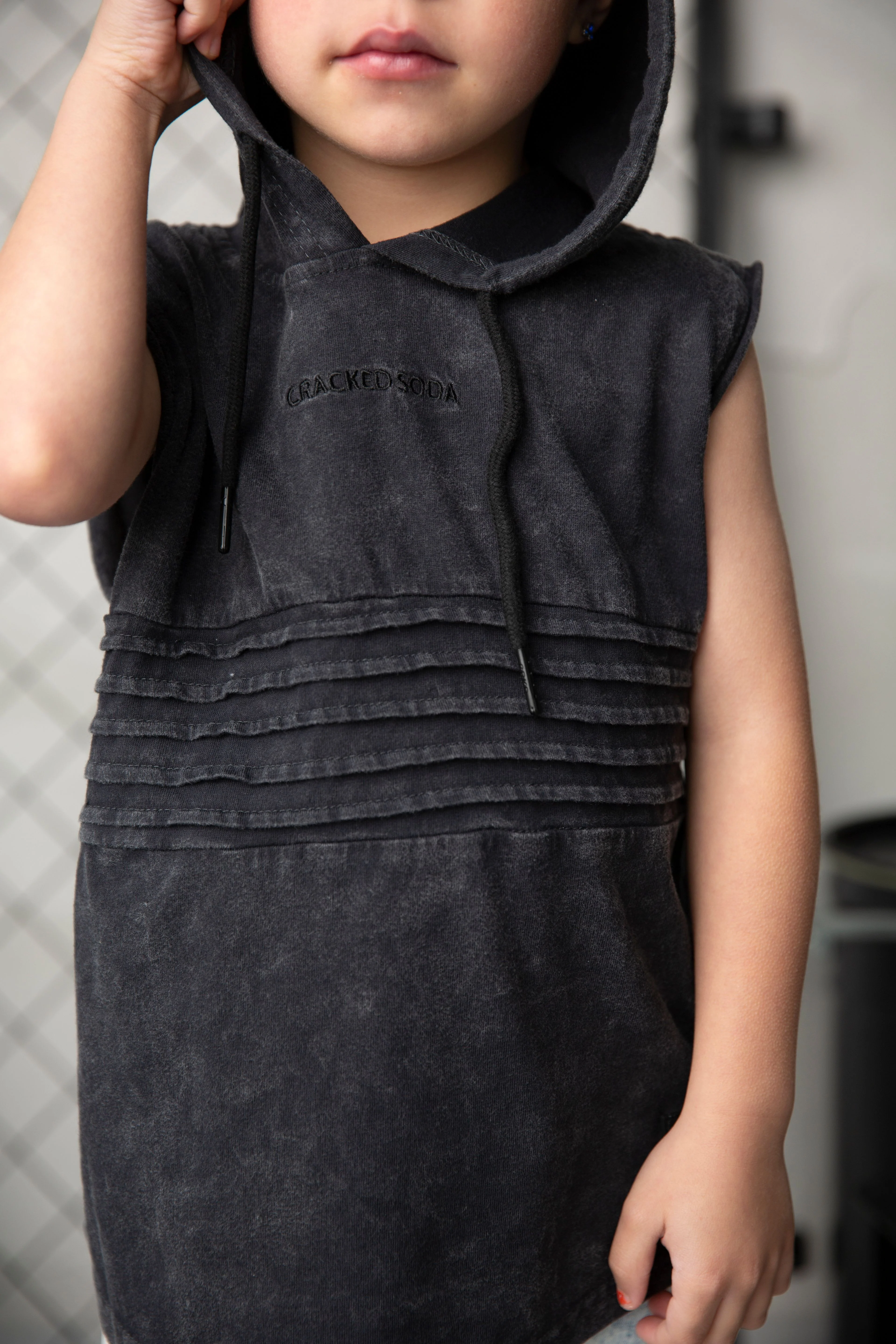 Mateo Hooded Tank - Washed Ash - Image 4