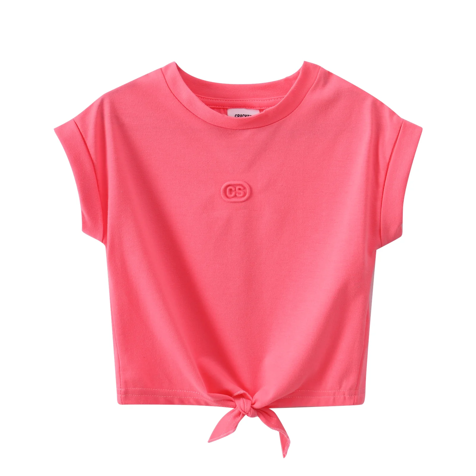 Mila Casual Tie Top - Bright Pink - Image 3