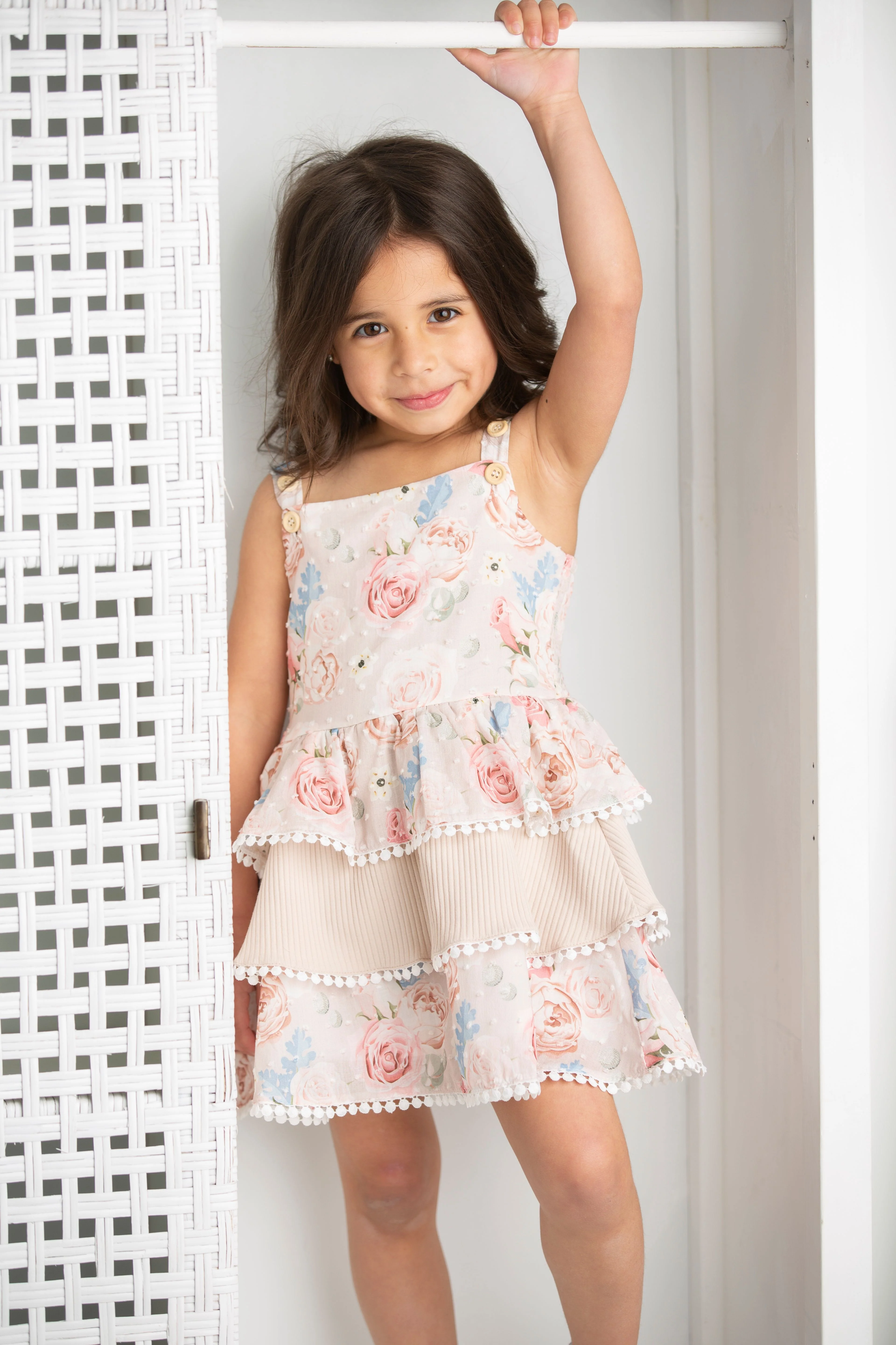 Naomi Layered Dress - Floral - Image 3