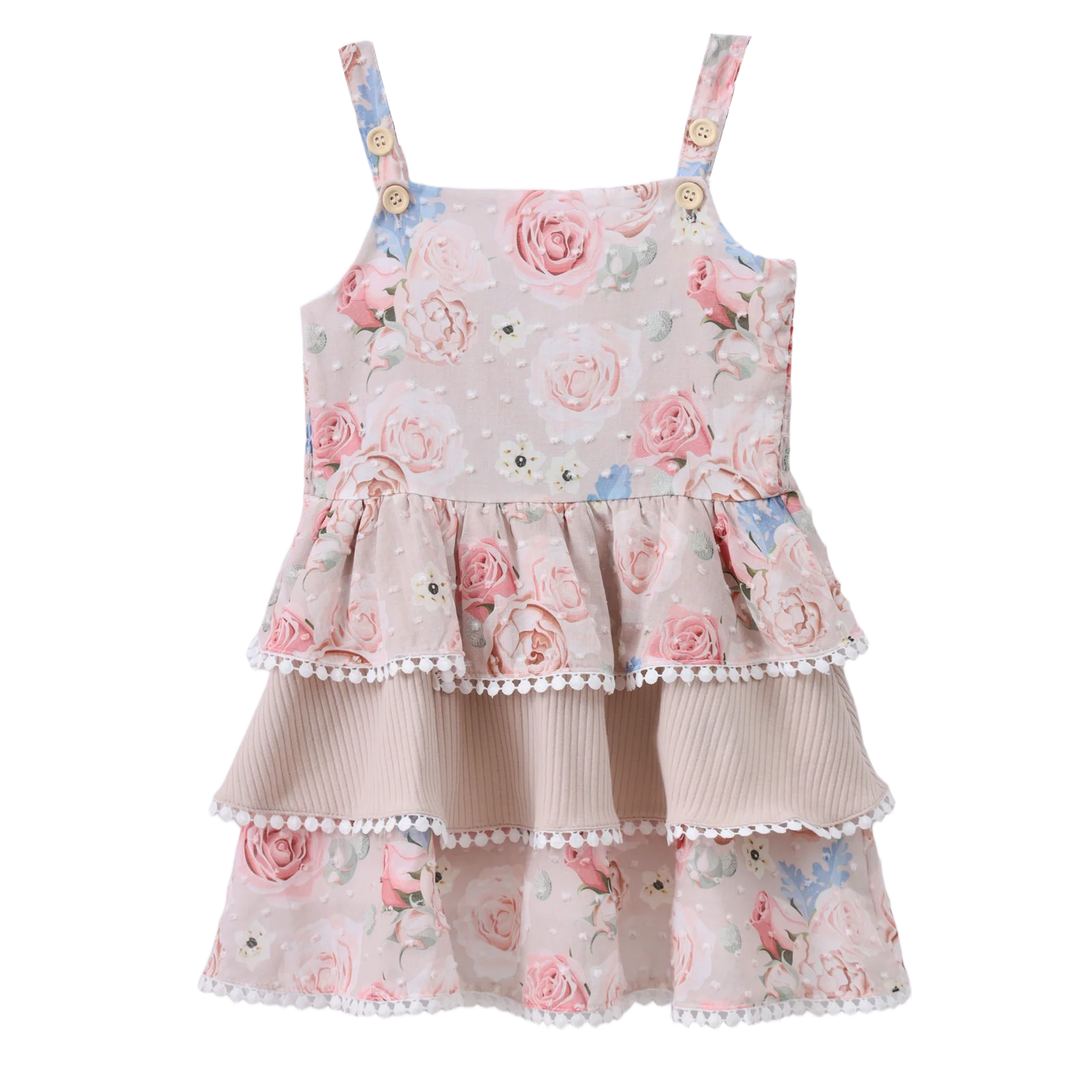 Naomi Layered Dress - Floral - Image 5