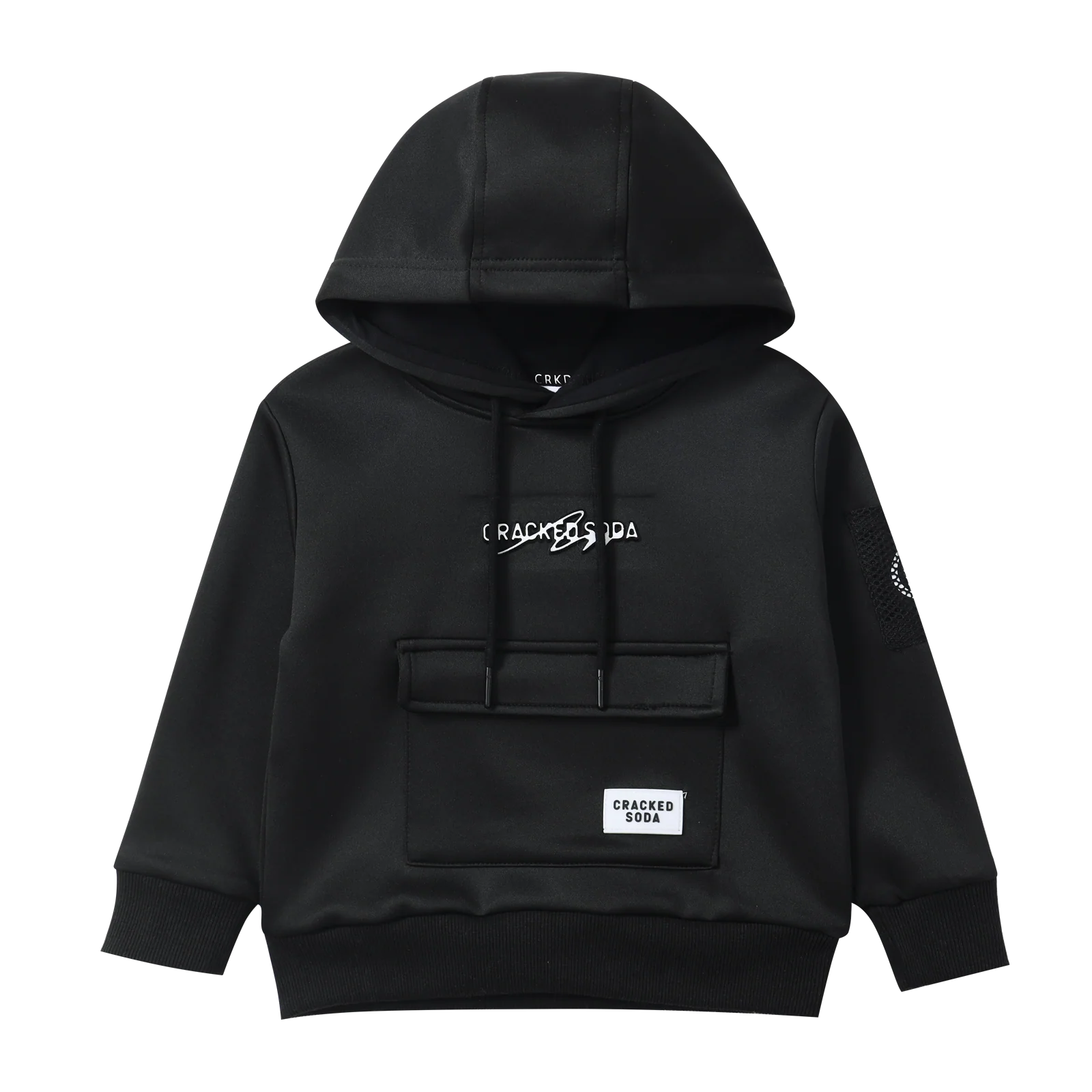 Noah Elevated Pocket Hoodie - Black - Image 4