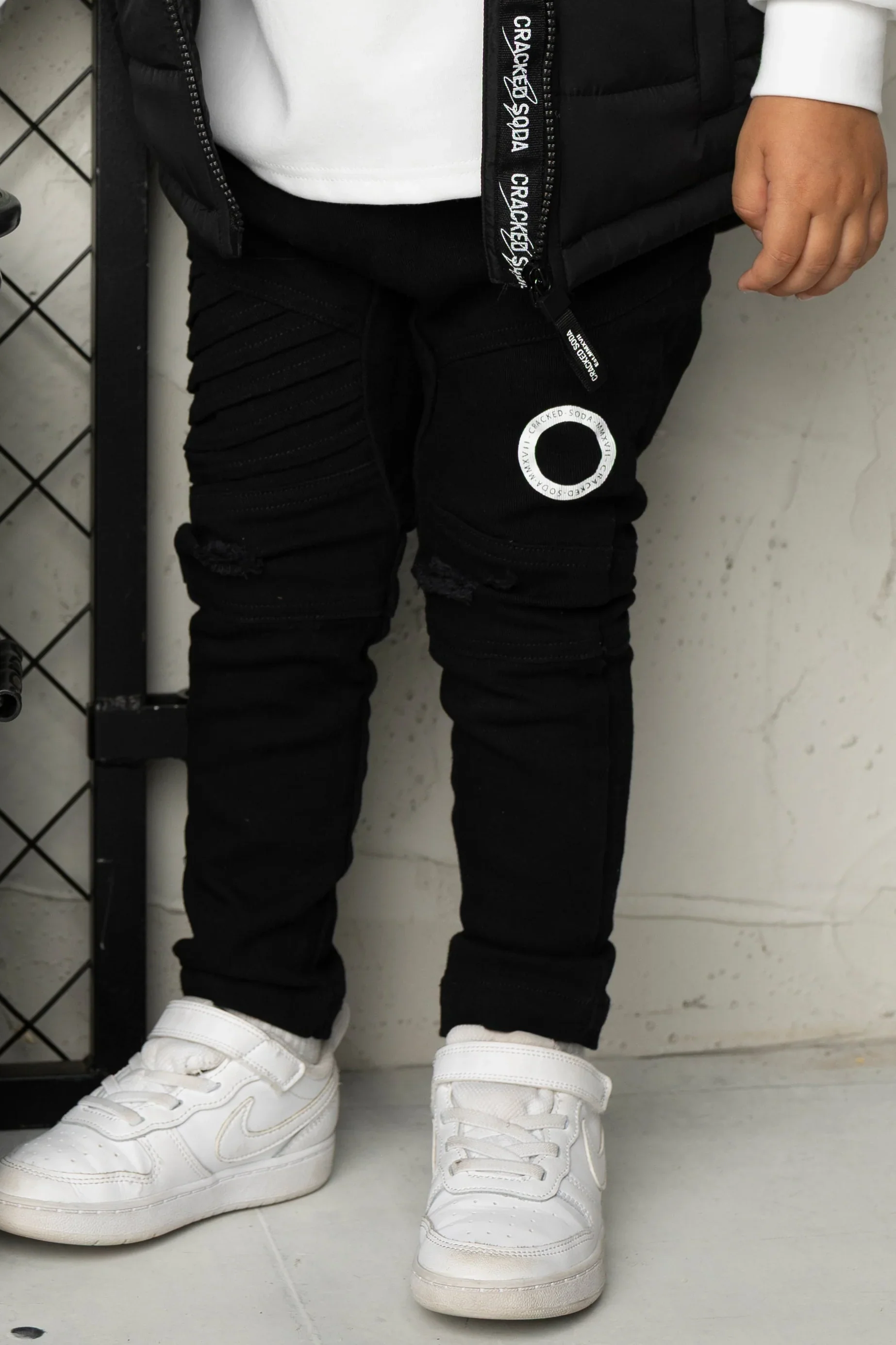 3-Piece Noah Puffer Vest, Crew & Jean Set - Image 3