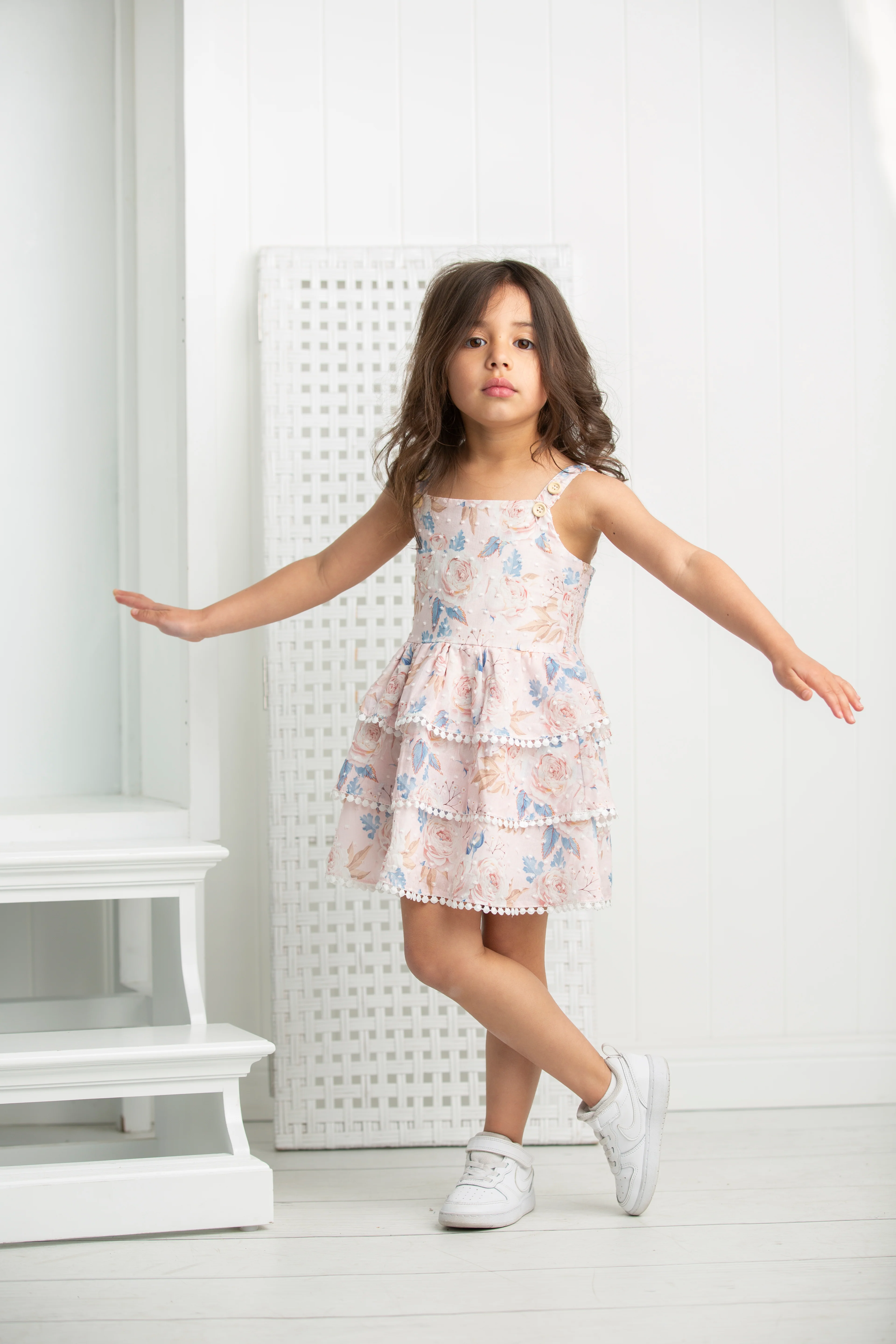 Nora Layered Dress - Floral - Image 2
