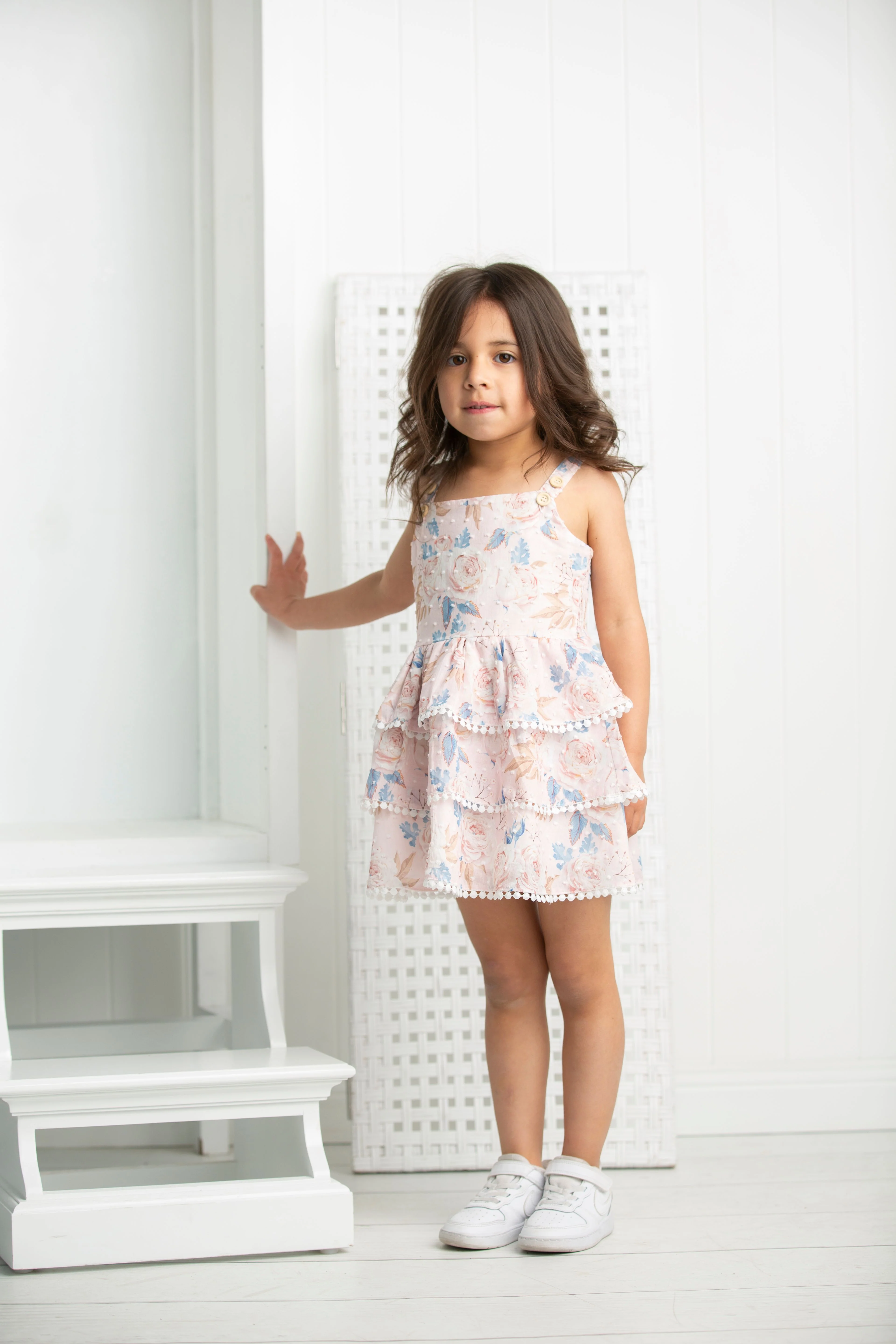Nora Layered Dress - Floral - Image 5
