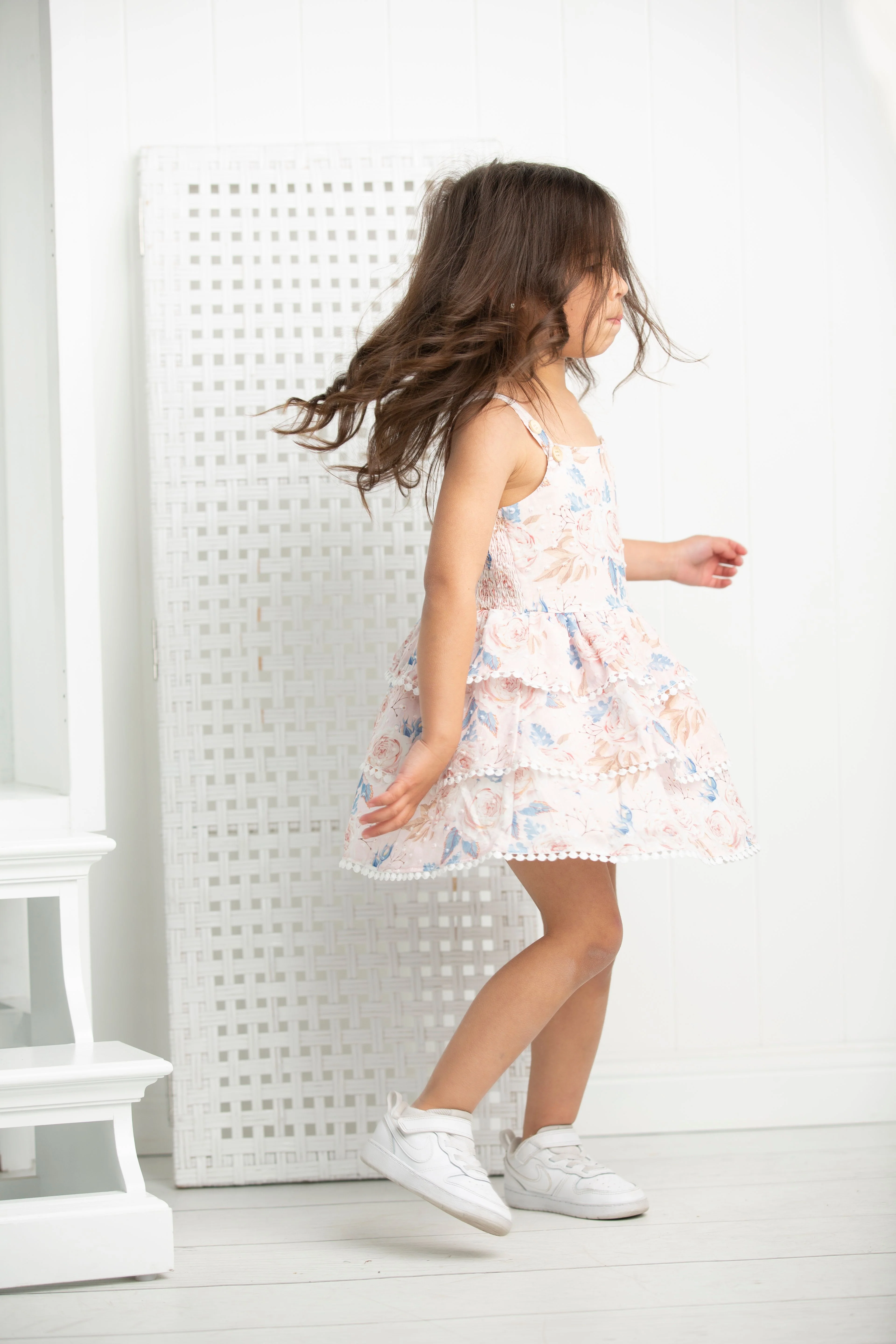 Nora Layered Dress - Floral - Image 6