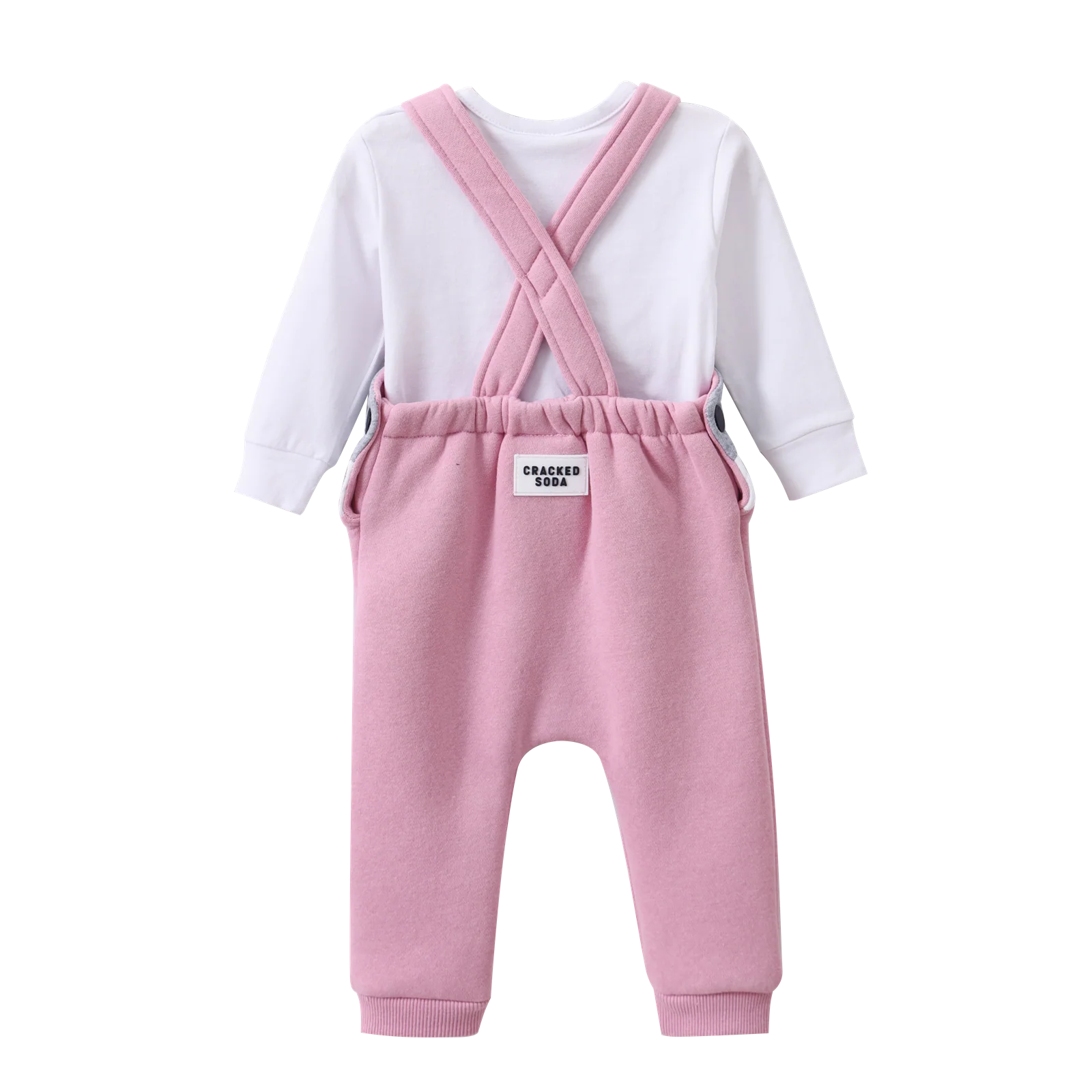 Nova Detailed Overalls Set - Blush - Image 10