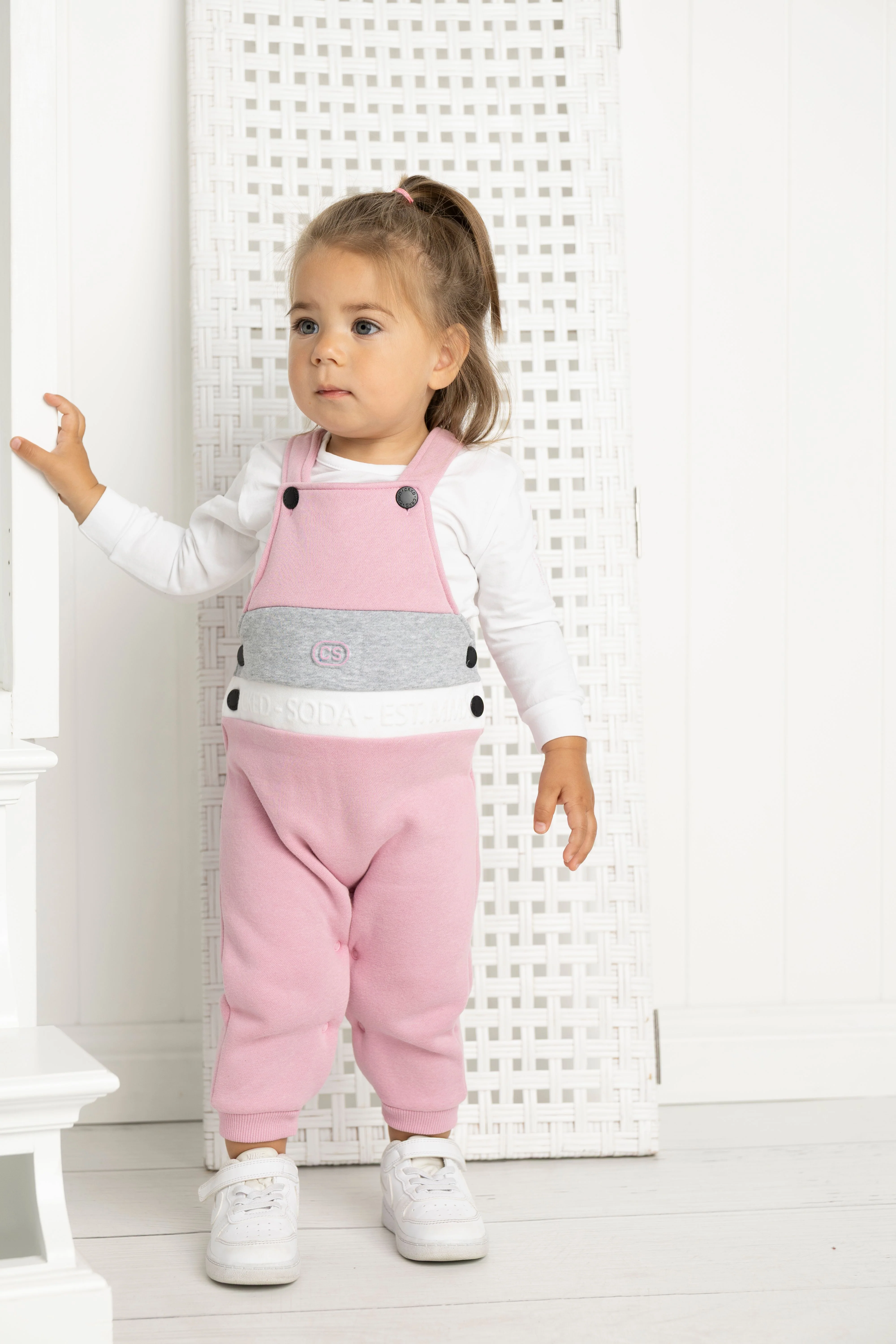 Nova Detailed Overalls Set - Blush - Image 2