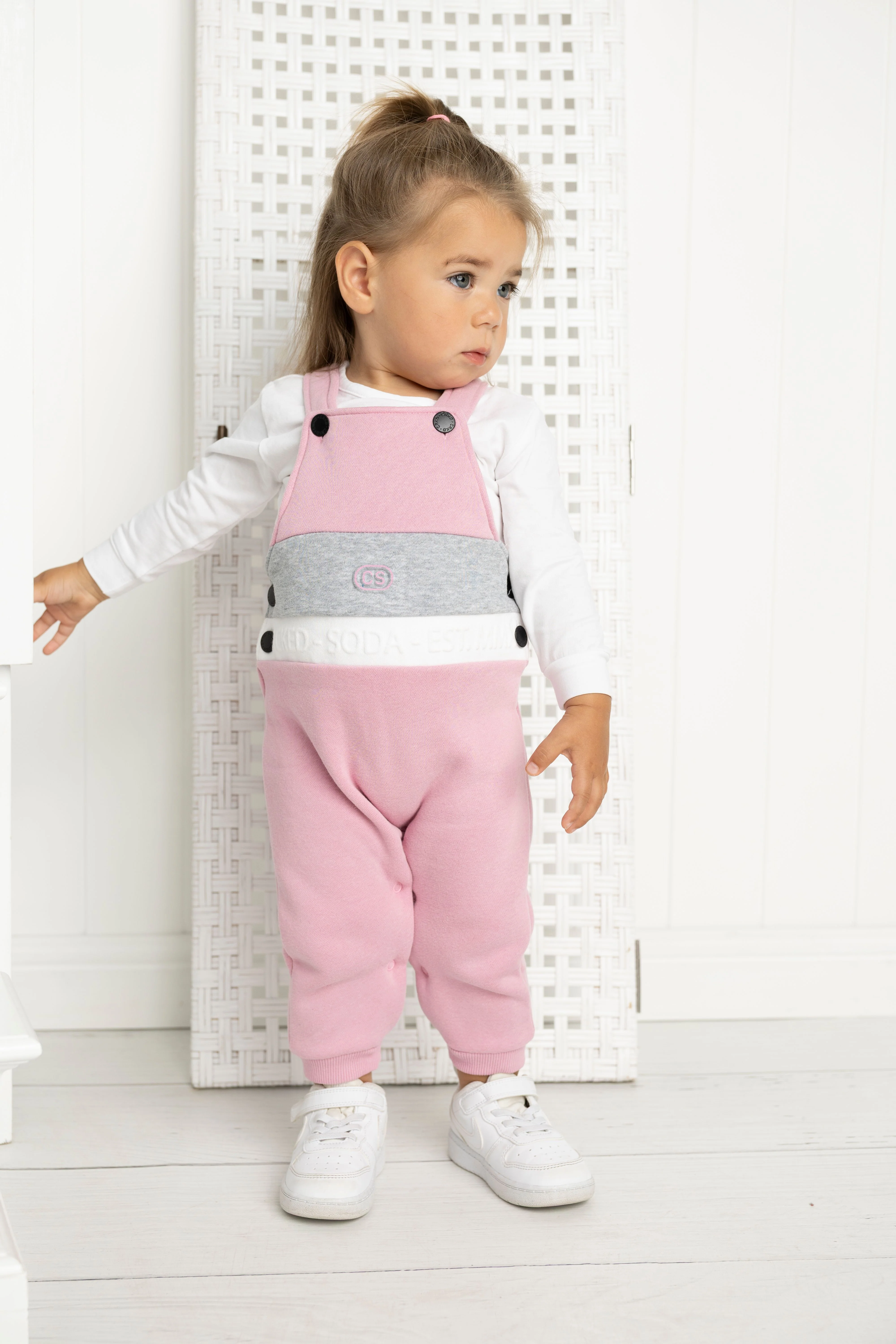 Nova Detailed Overalls Set - Blush - Image 6
